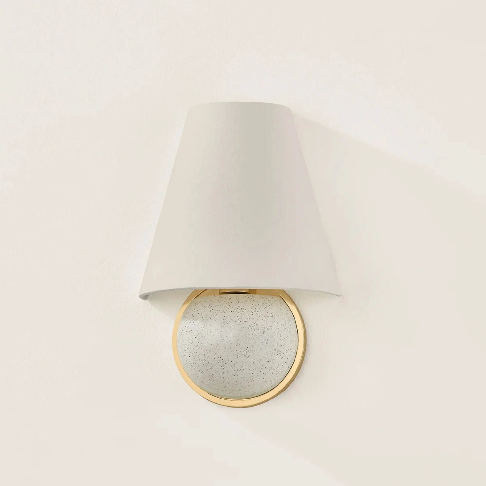 Marlena 12" Wall Sconce, Aged Brass Finish