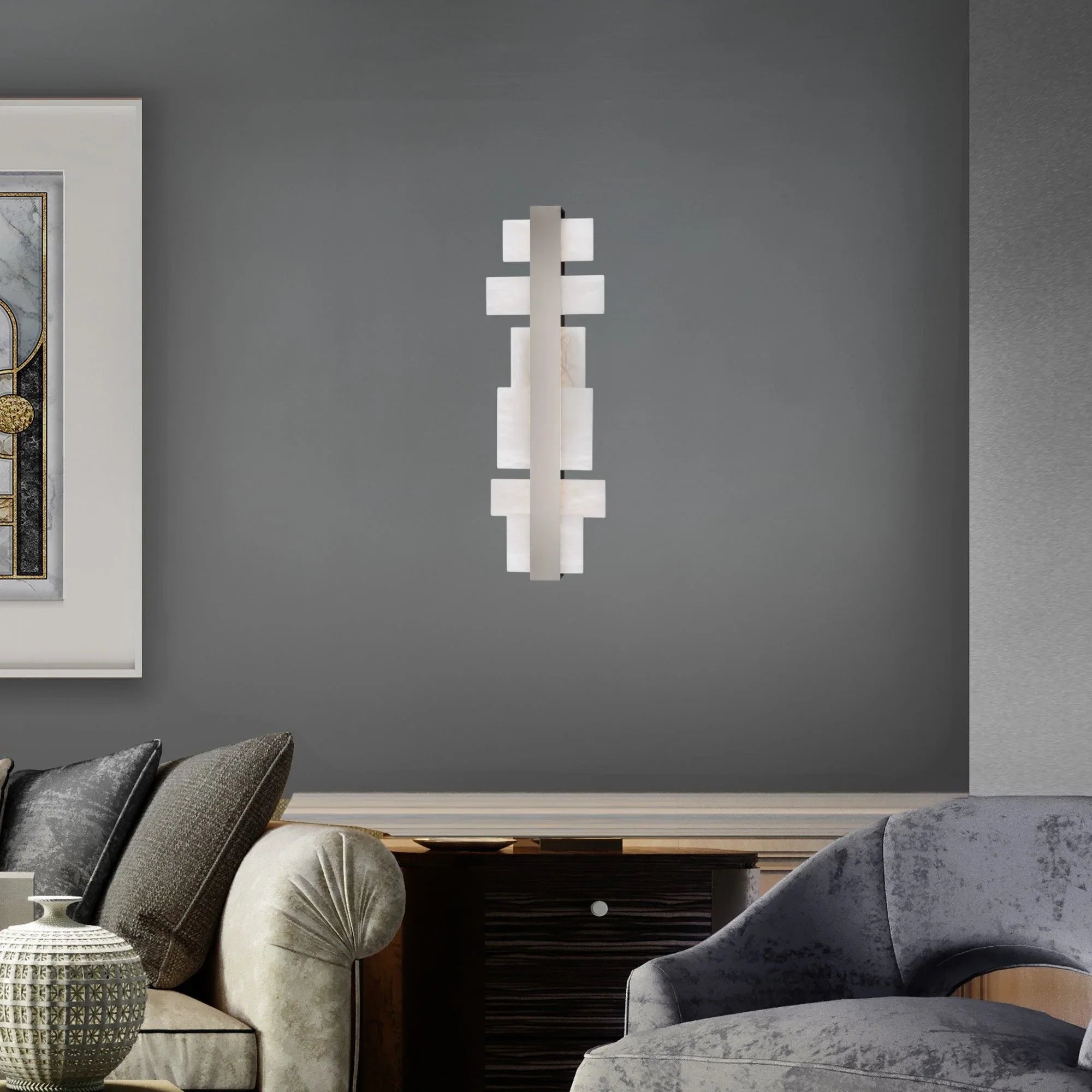 Acropolis 27" LED Bath Light, Brushed Nickel Finish