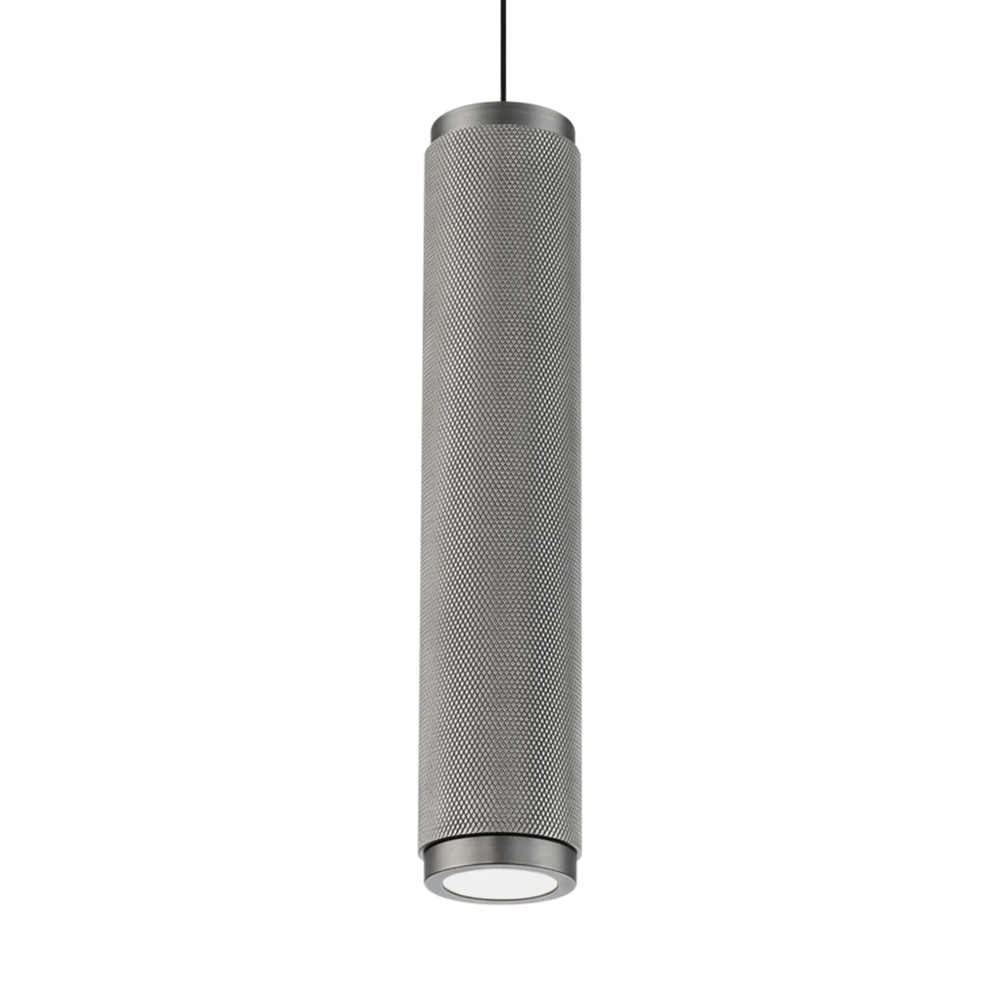 Burning Man 14" LED Pendant, Antique Nickel Finish
