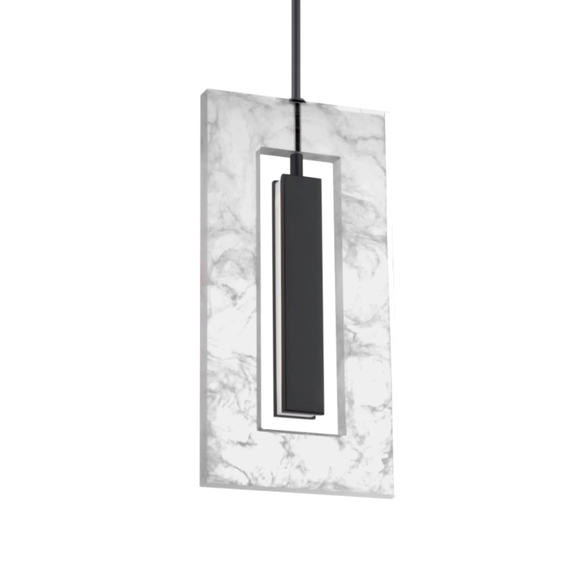 Cambria 16" LED Pendant, Black Finish - Bees Lighting