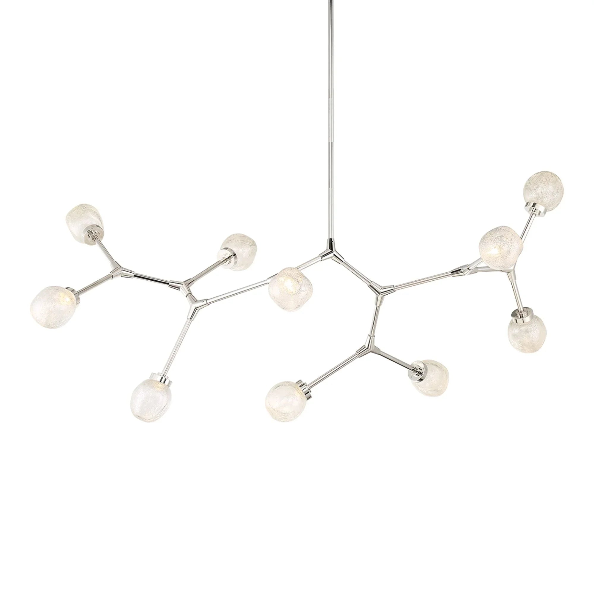 Catalyst 51" LED Linear Pendant, Polished Nickel Finish