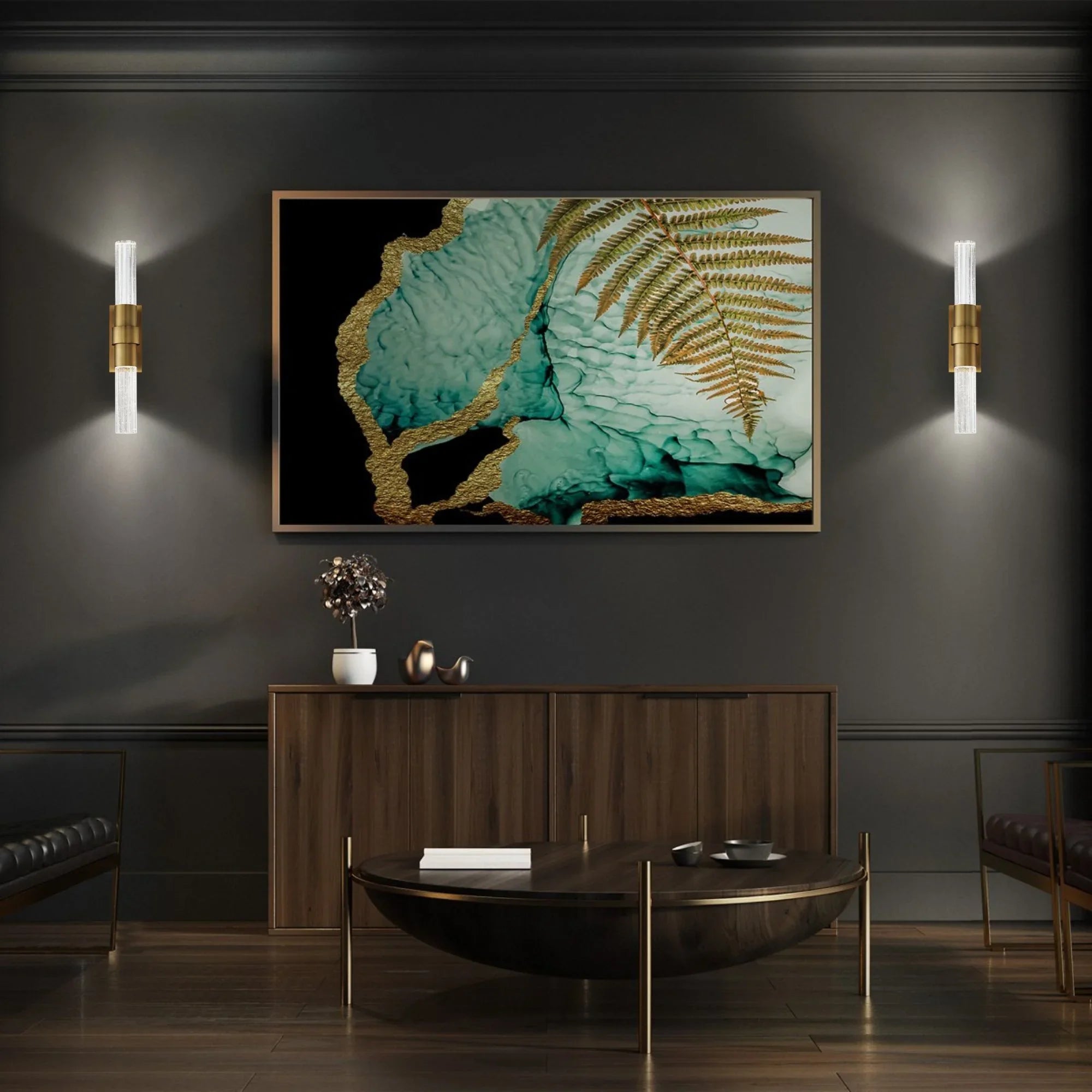 Ceres 18" LED Wall Light, Aged Brass Finish - Bees Lighting