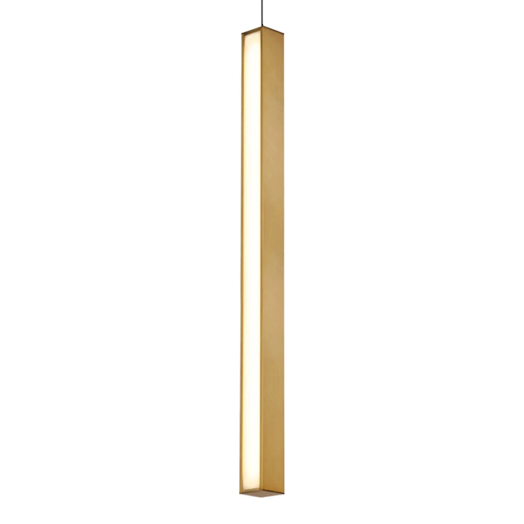 Chaos 26" LED Mini Pendant, Aged Brass Finish