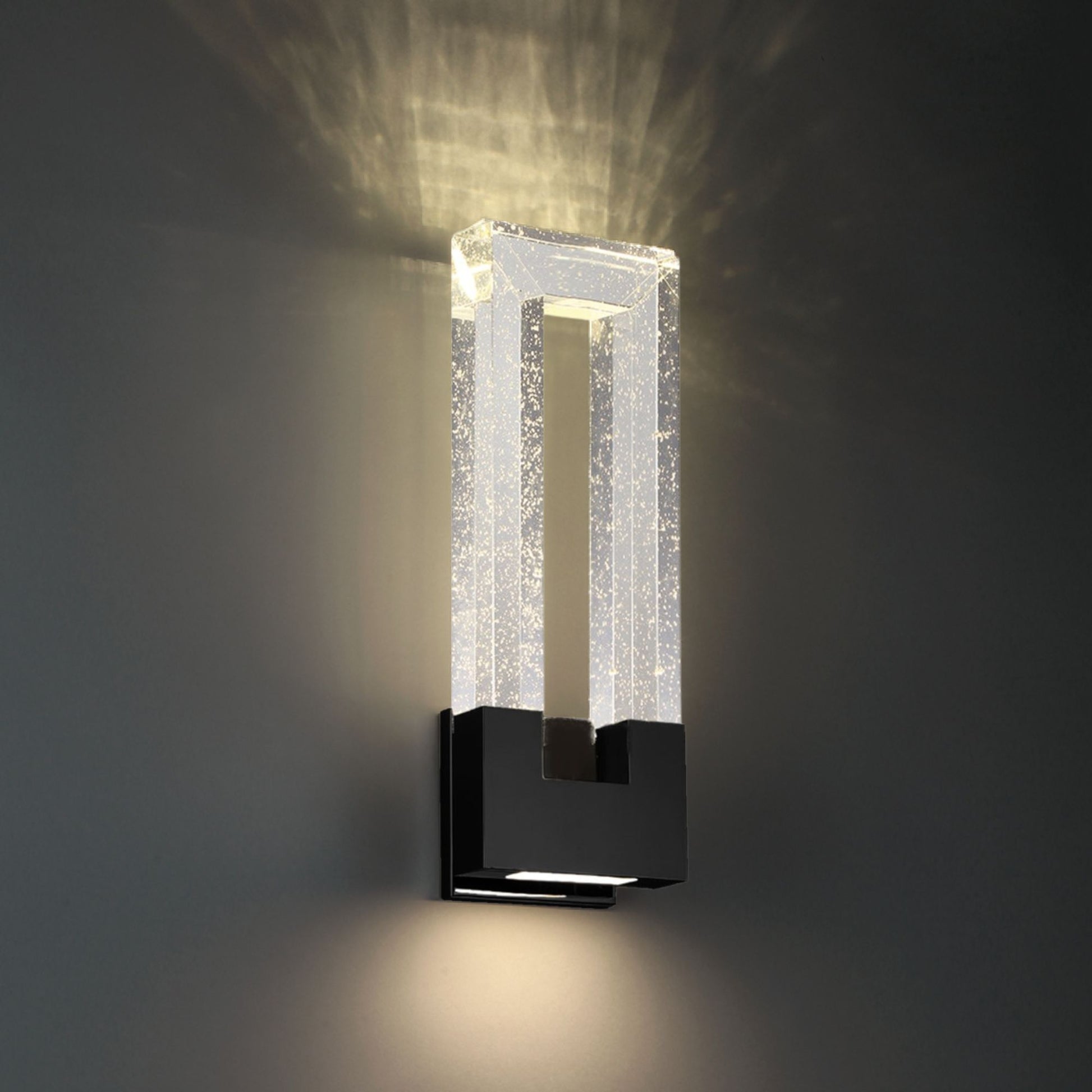 Chill 18" LED Wall Light, Black Finish - Bees Lighting