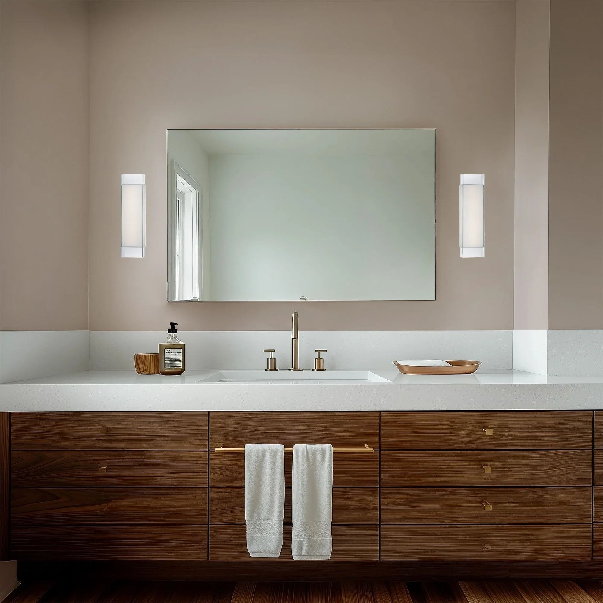 Cloud 18" LED Bath & Vanity Light, Chrome Finish - Bees Lighting