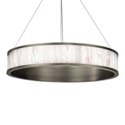 Coliseo 28" LED Chandelier, Antique Nickel Finish - Bees Lighting