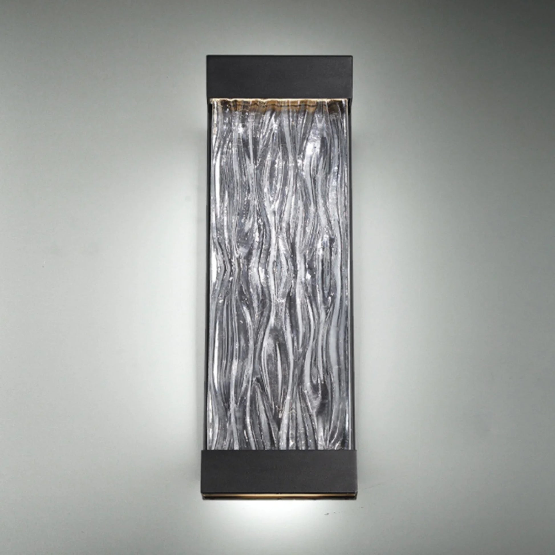 Fathom 22" LED Outdoor Wall Sconce, Black Finish - Bees Lighting