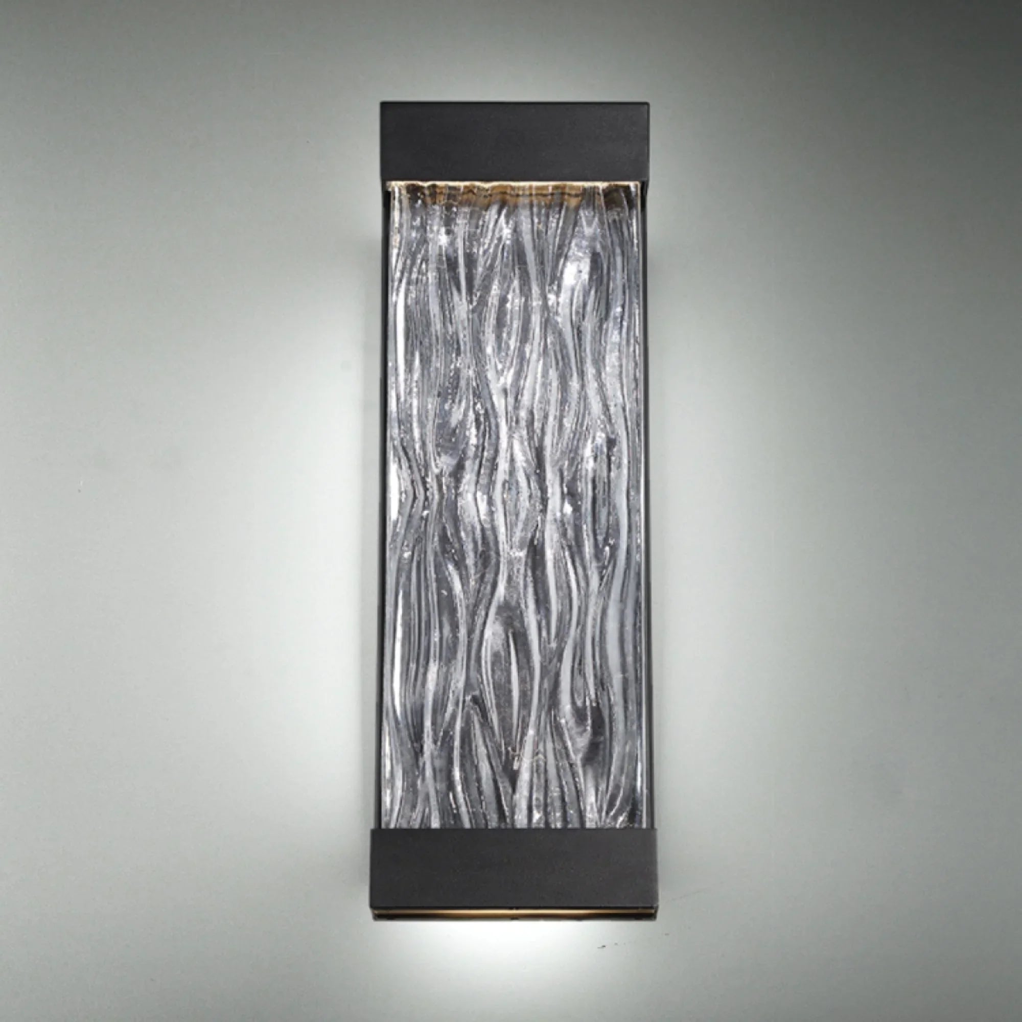 Fathom 22" LED Outdoor Wall Sconce, Black Finish - Bees Lighting