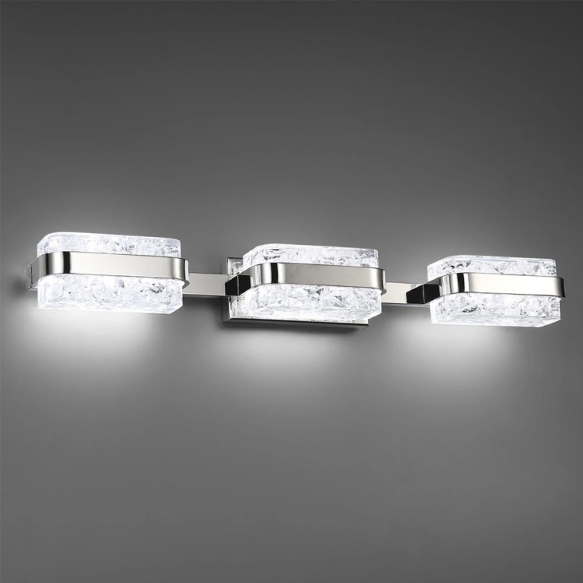 Forbes 27" LED Vanity Light, Polished Nickel Finish - Bees Lighting