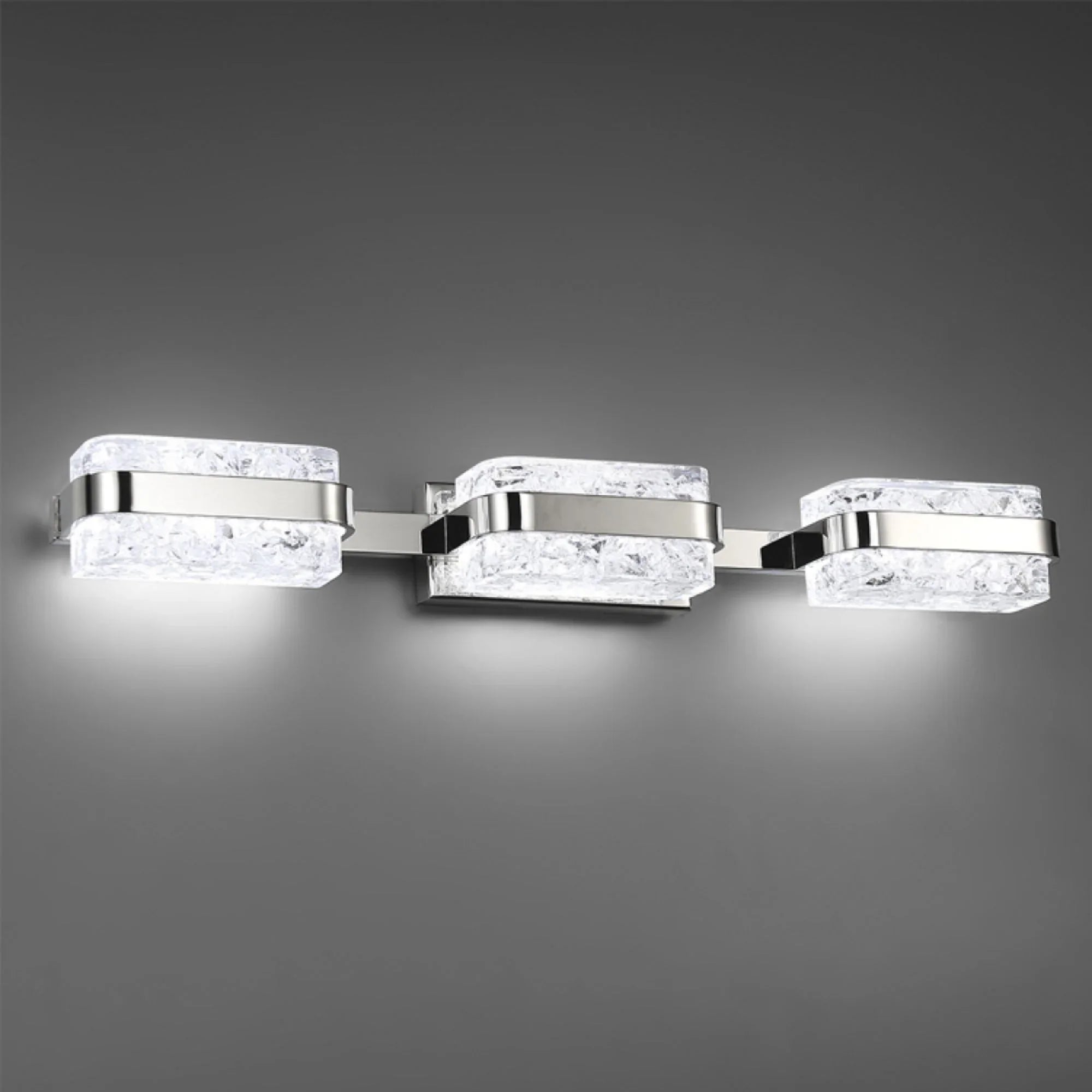 Forbes 27" LED Vanity Light, Polished Nickel Finish - Bees Lighting