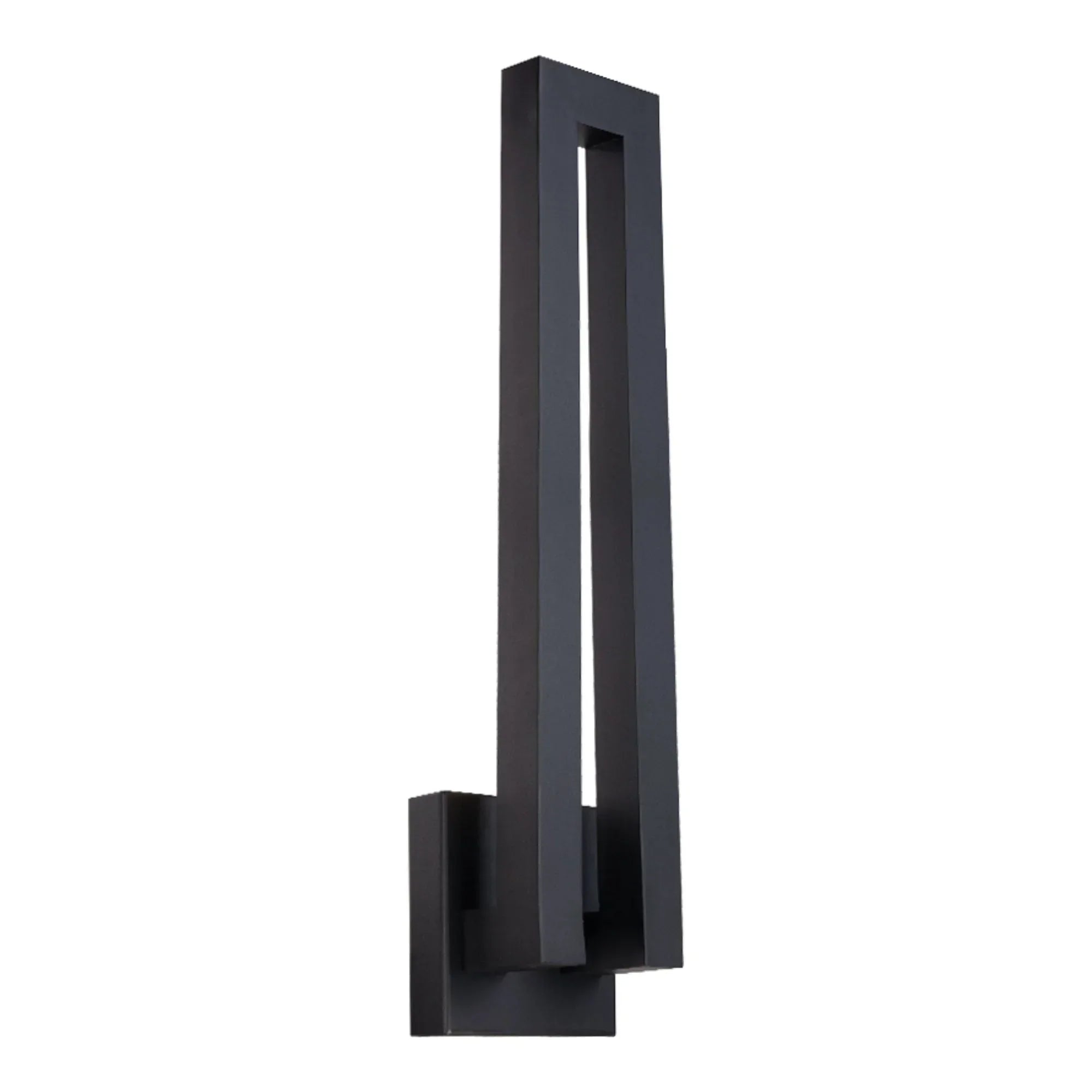 Forq 24" LED Outdoor Wall Sconce, Black Finish