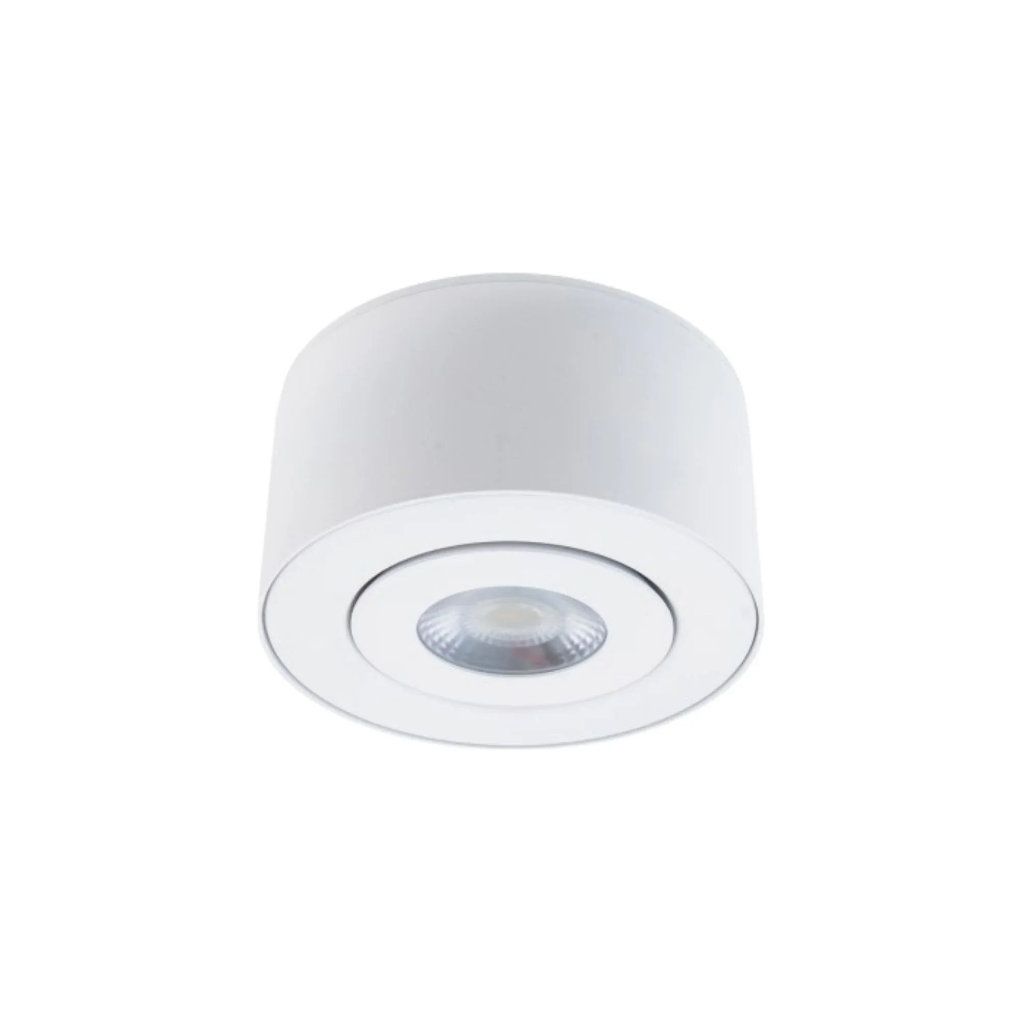 I Spy 5" LED Outdoor Flush Mount, 3500K, White Finish