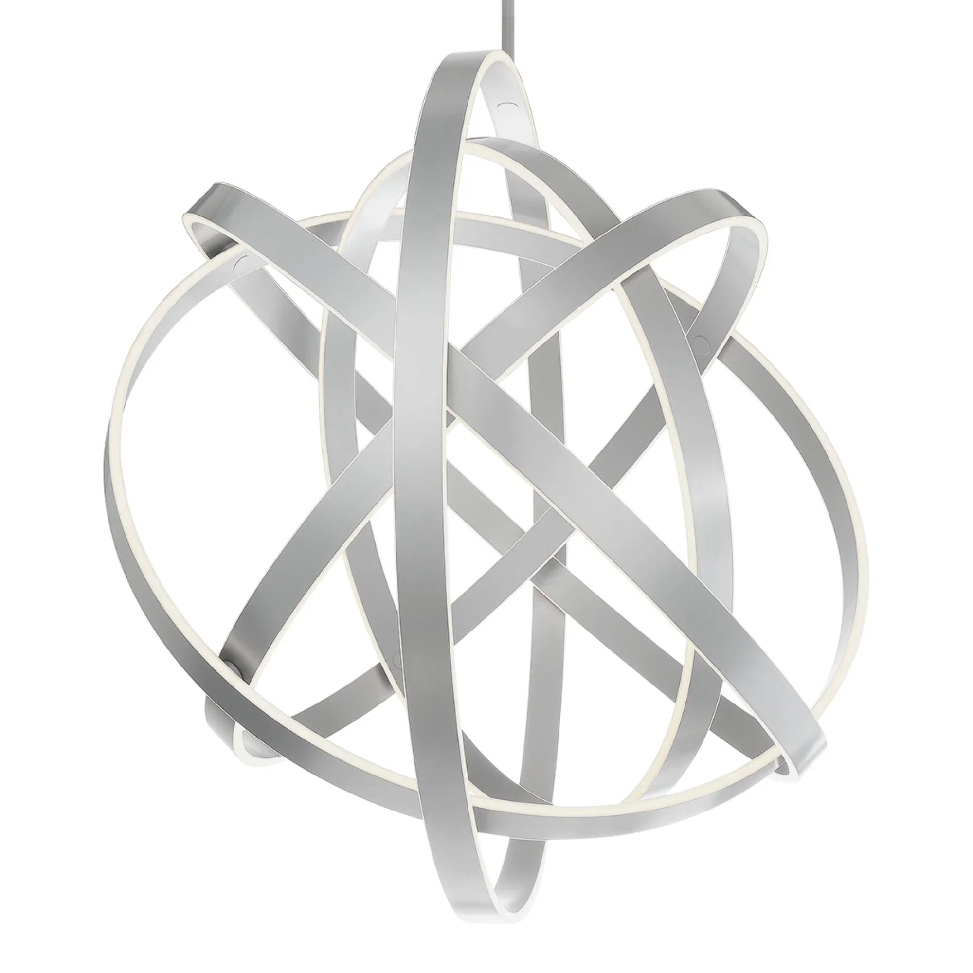 Kinetic 60" LED Chandelier, Titanium Finish