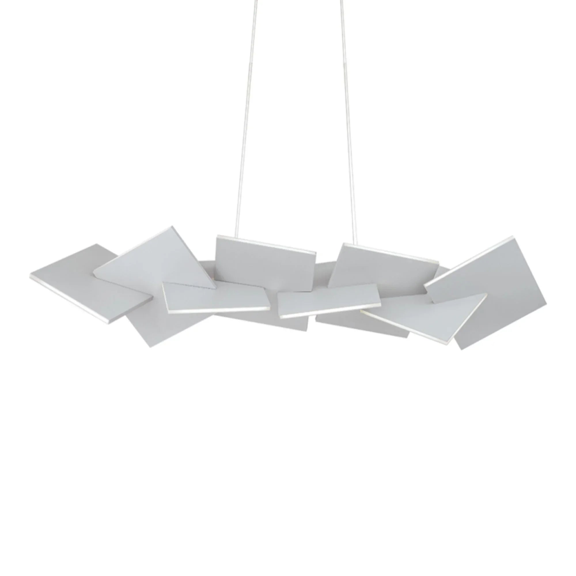 Konstrukt 48" LED Linear Pendant, Titanium Finish
