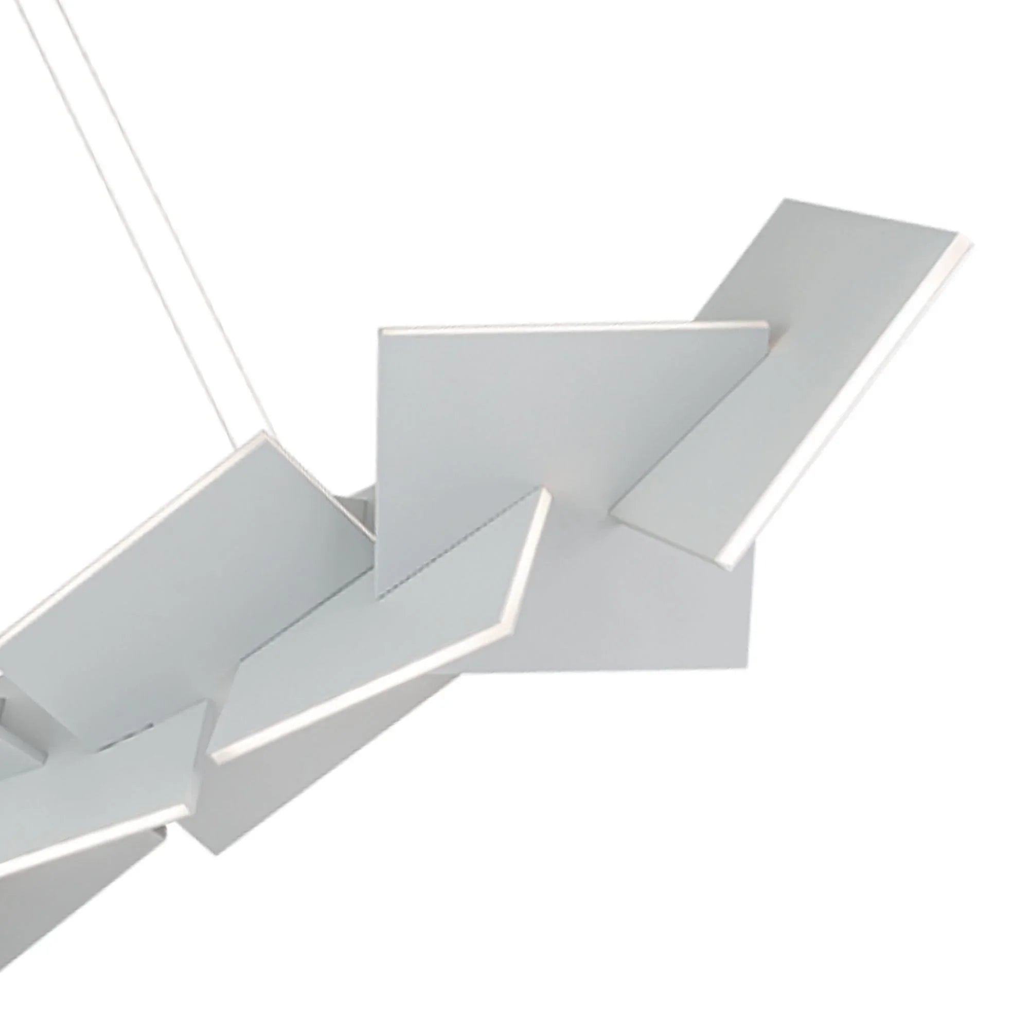 Konstrukt 48" LED Linear Pendant, Titanium Finish