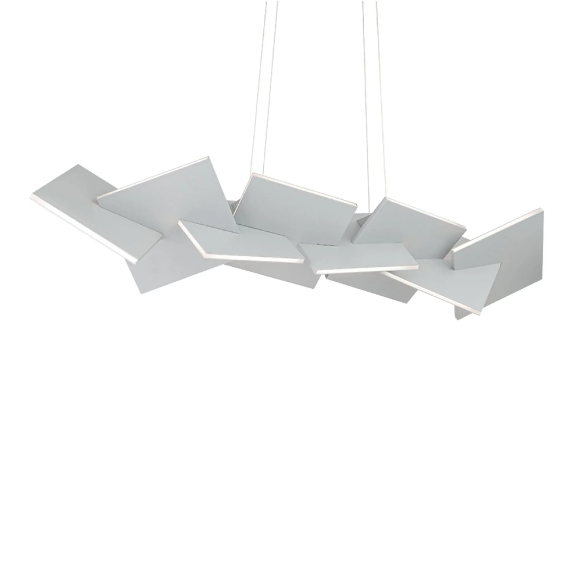 Konstrukt 48" LED Linear Pendant, Titanium Finish