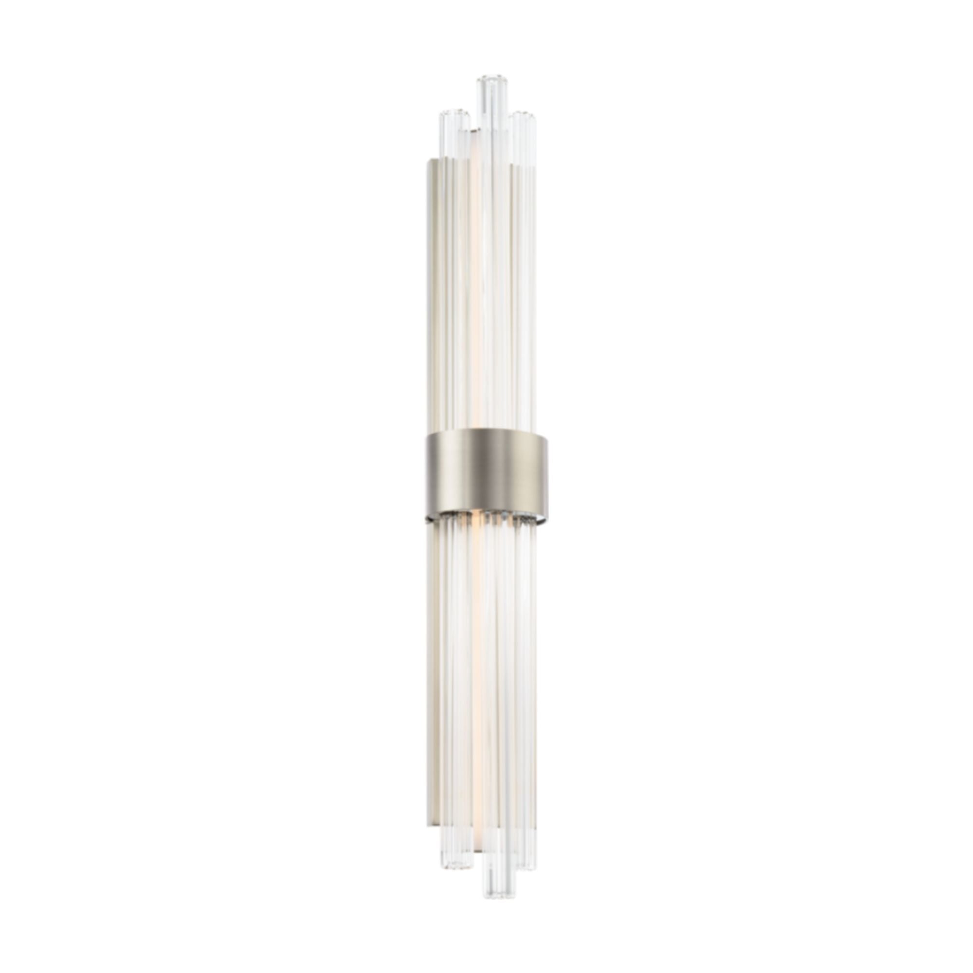 Luzerne 28" LED Wall Light, Brushed Nickel Finish