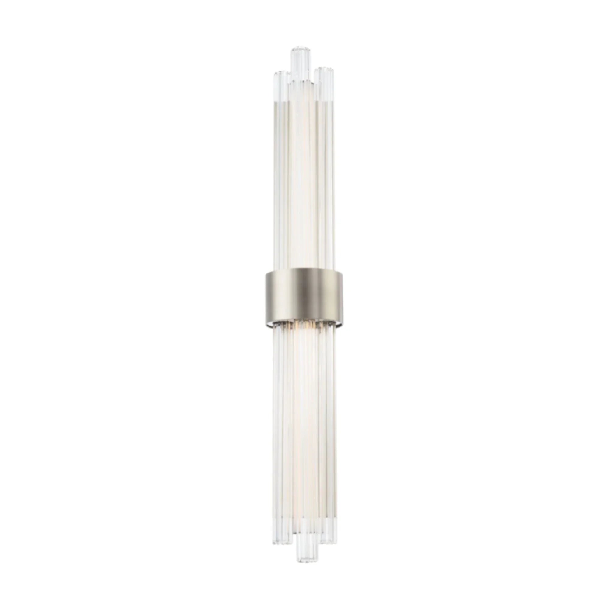 Luzerne 28" LED Wall Light, Brushed Nickel Finish