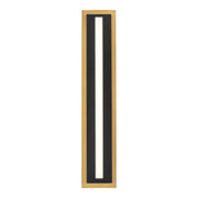 Lyrikal 27" LED Wall Sconce, Black & Aged Brass Finish