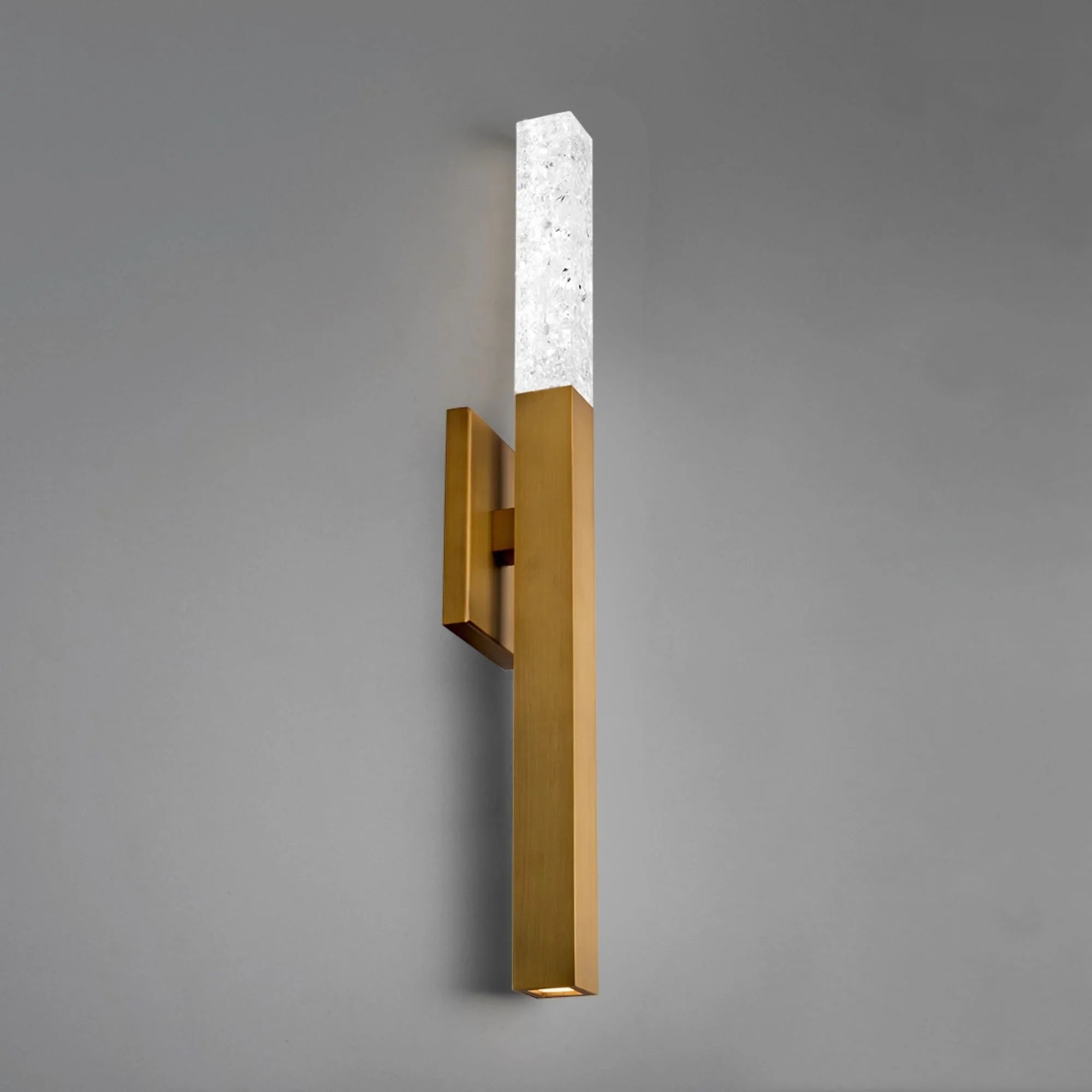 Minx 26" LED Wall Light, Aged Brass Finish - Bees Lighting