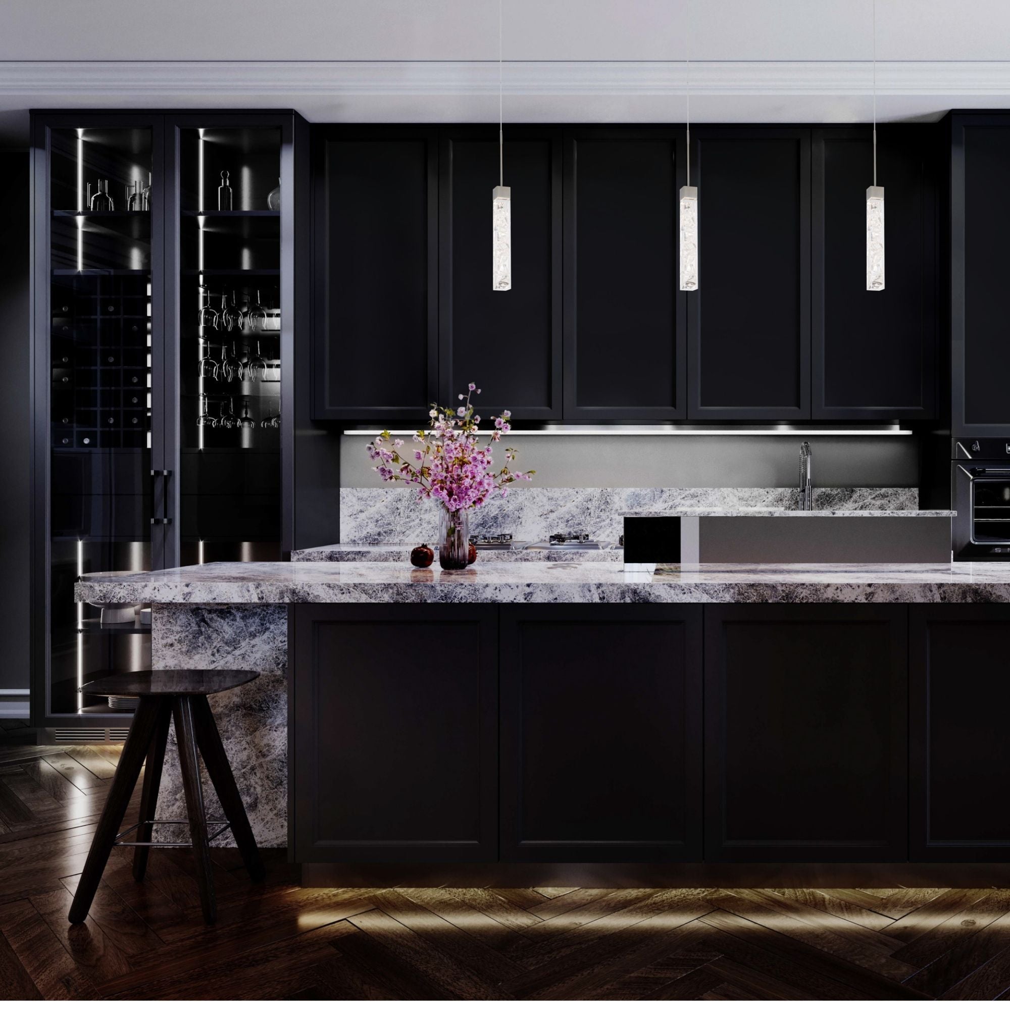 Minx 2 in. LED Pendant Light Nickel Finish