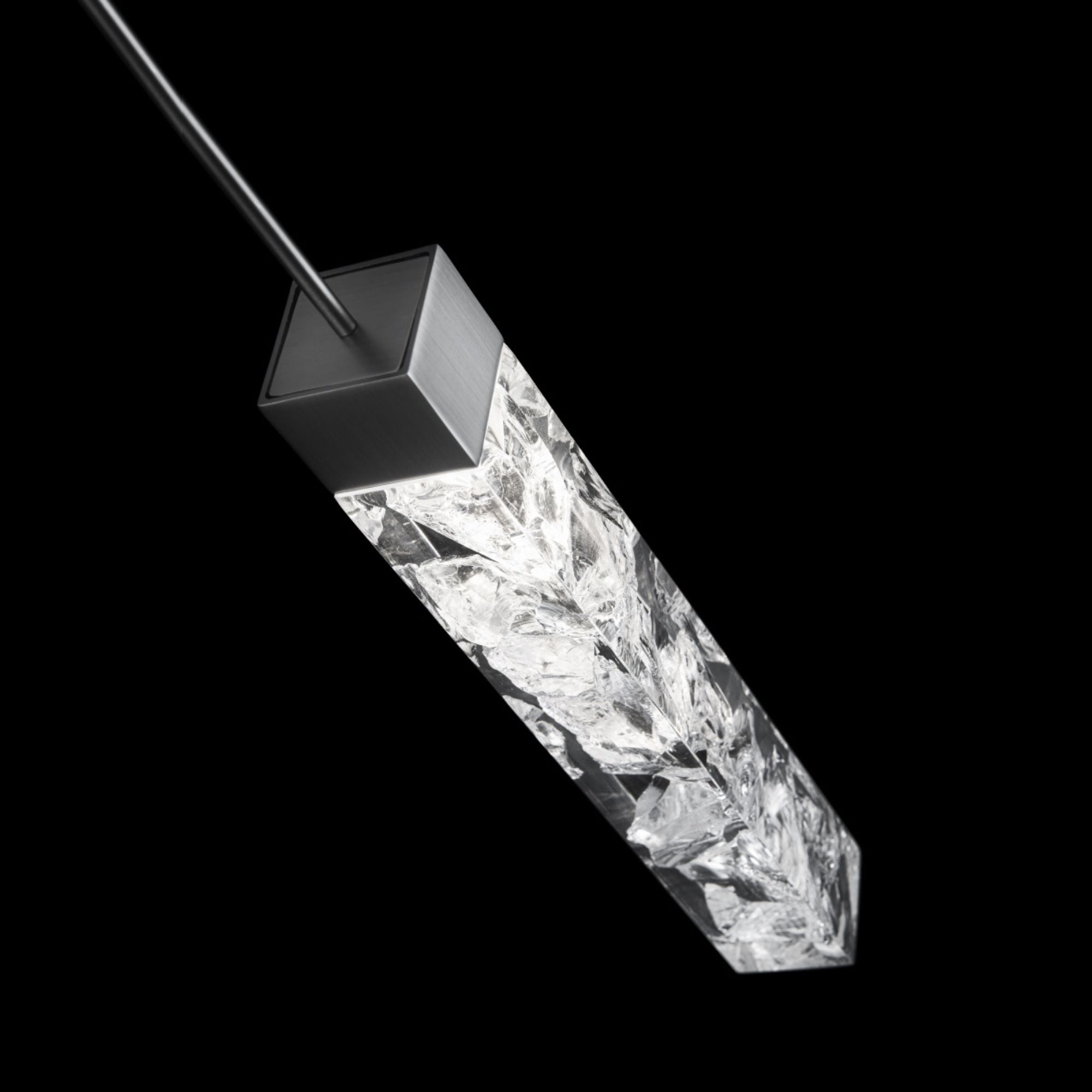 Minx 2 in. LED Pendant Light Nickel Finish