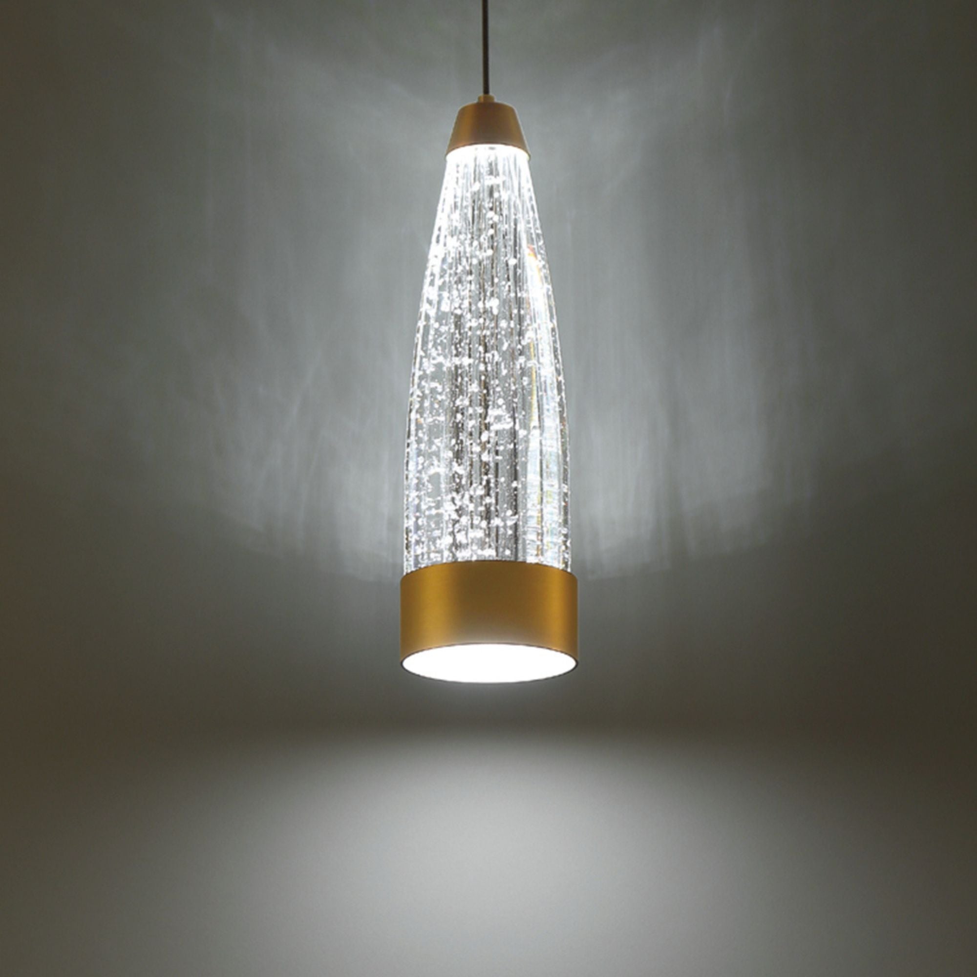 Mystic 4 in. LED Pendant Light Brass Finish