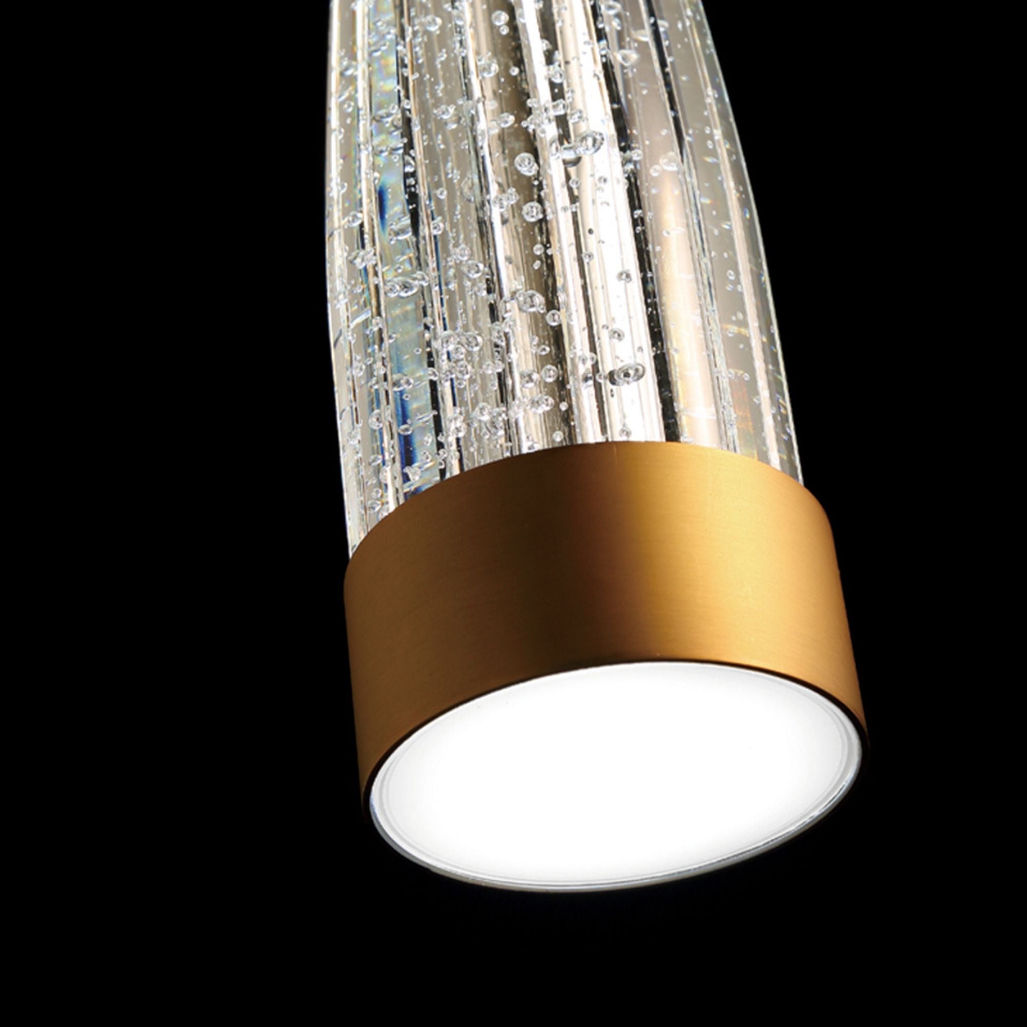 Mystic 4 in. LED Pendant Light Brass Finish