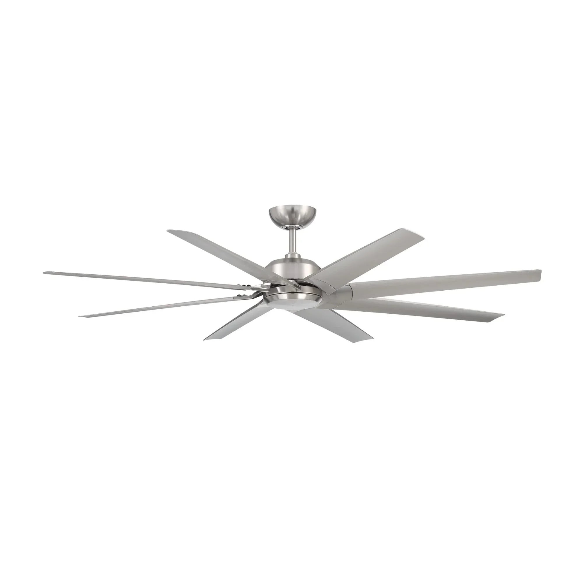Roboto XL 70" Brushed Nickel Outdoor Ceiling Fan