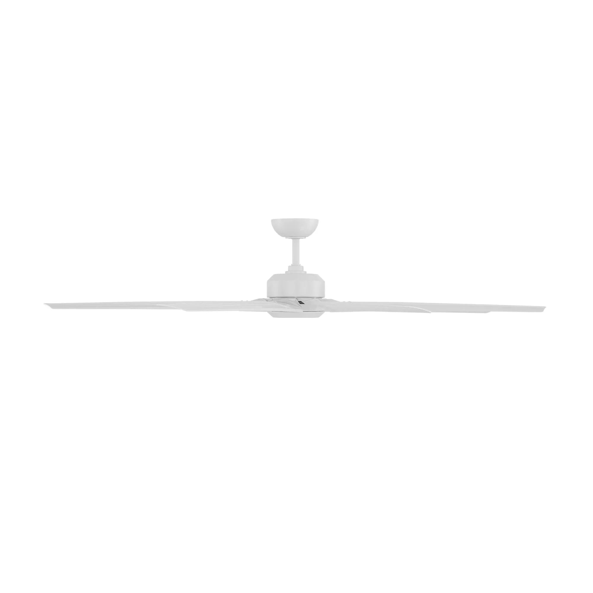 Roboto XL 70" Matte White Outdoor Ceiling Fan