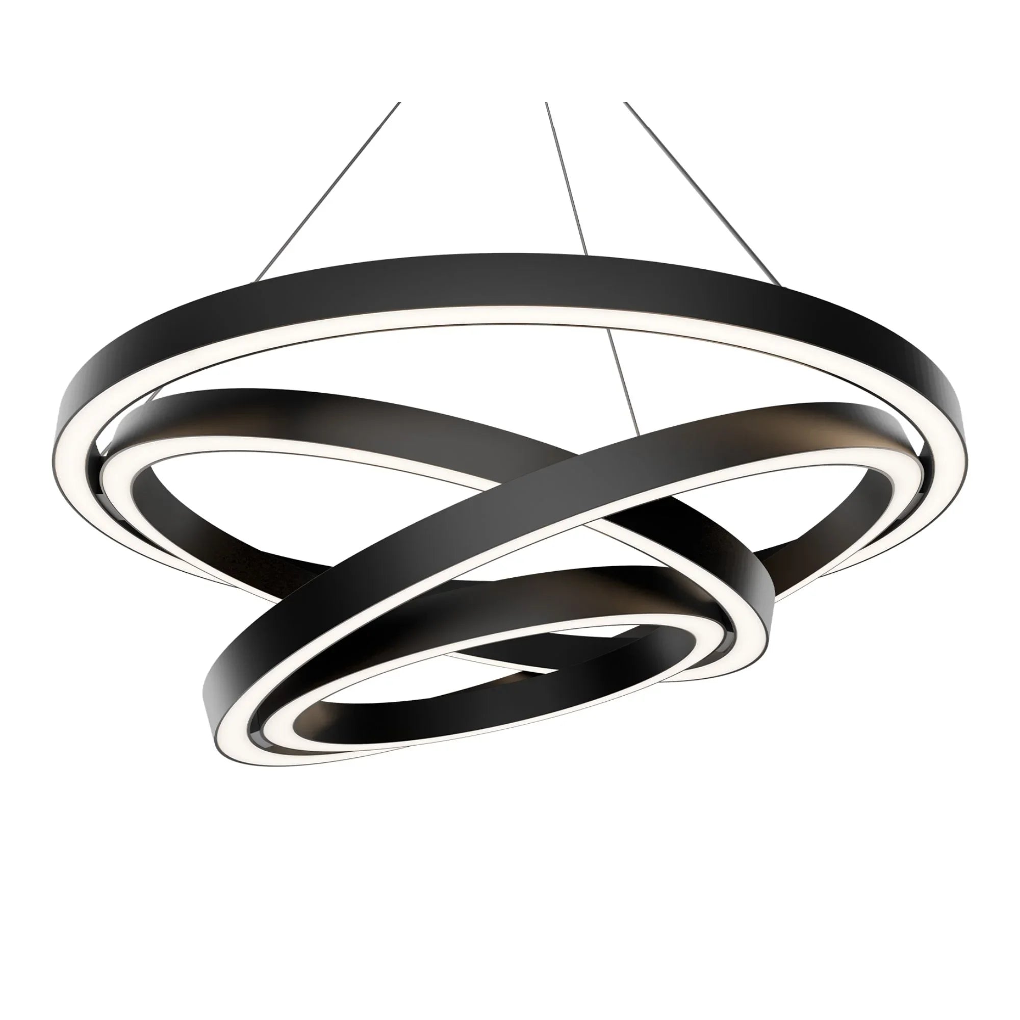 Storm Chaser 35" LED Pendant, 3500K, Black Finish
