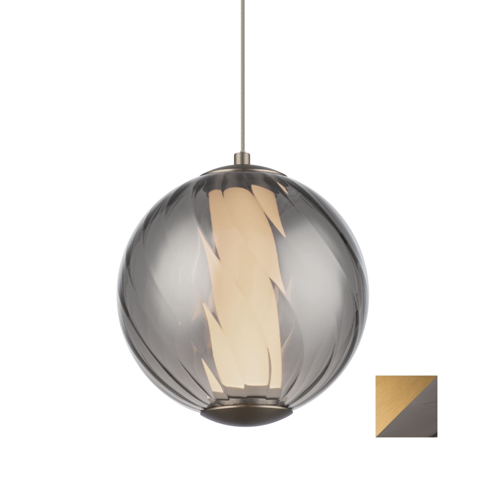 Swirly 11" LED Pendant Light