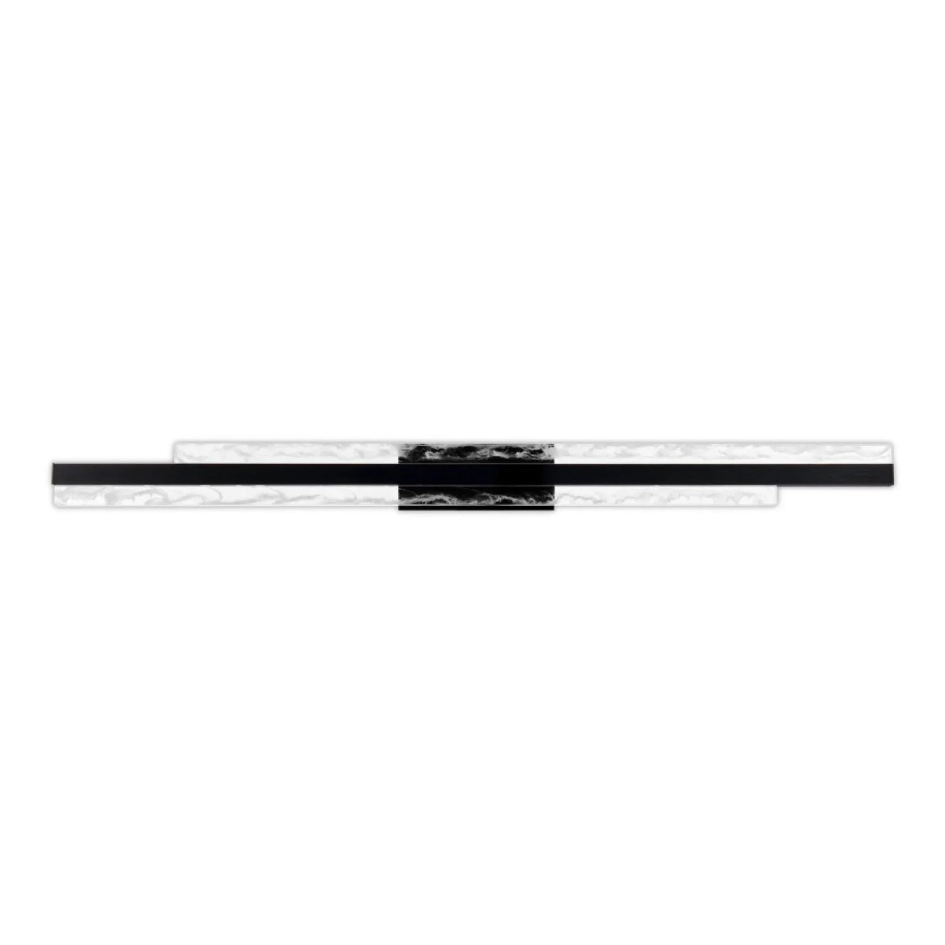 Tandem 37" LED Bath Light, Black Finish - Bees Lighting