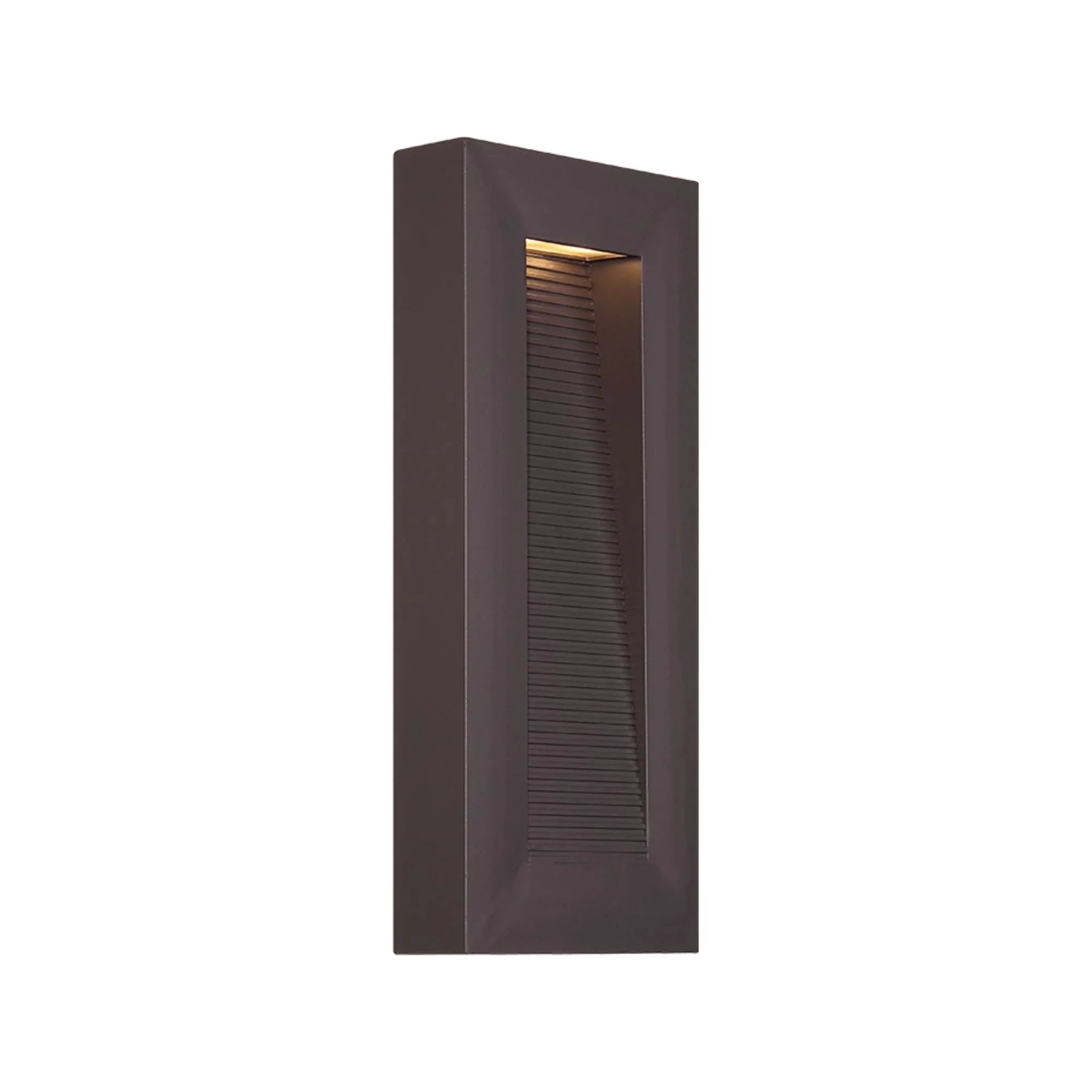 Urban 16" LED Outdoor Wall Sconce, Bronze Finish