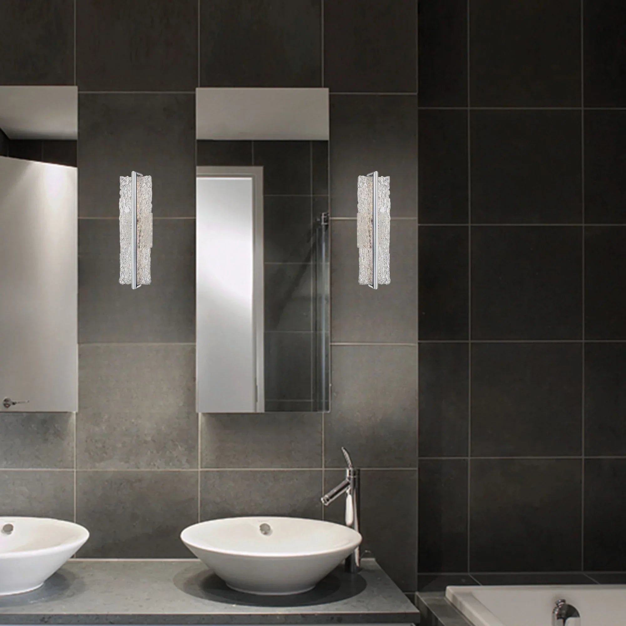 Vetri 21" LED Bath & Vanity Light, Brushed Aluminum Finish