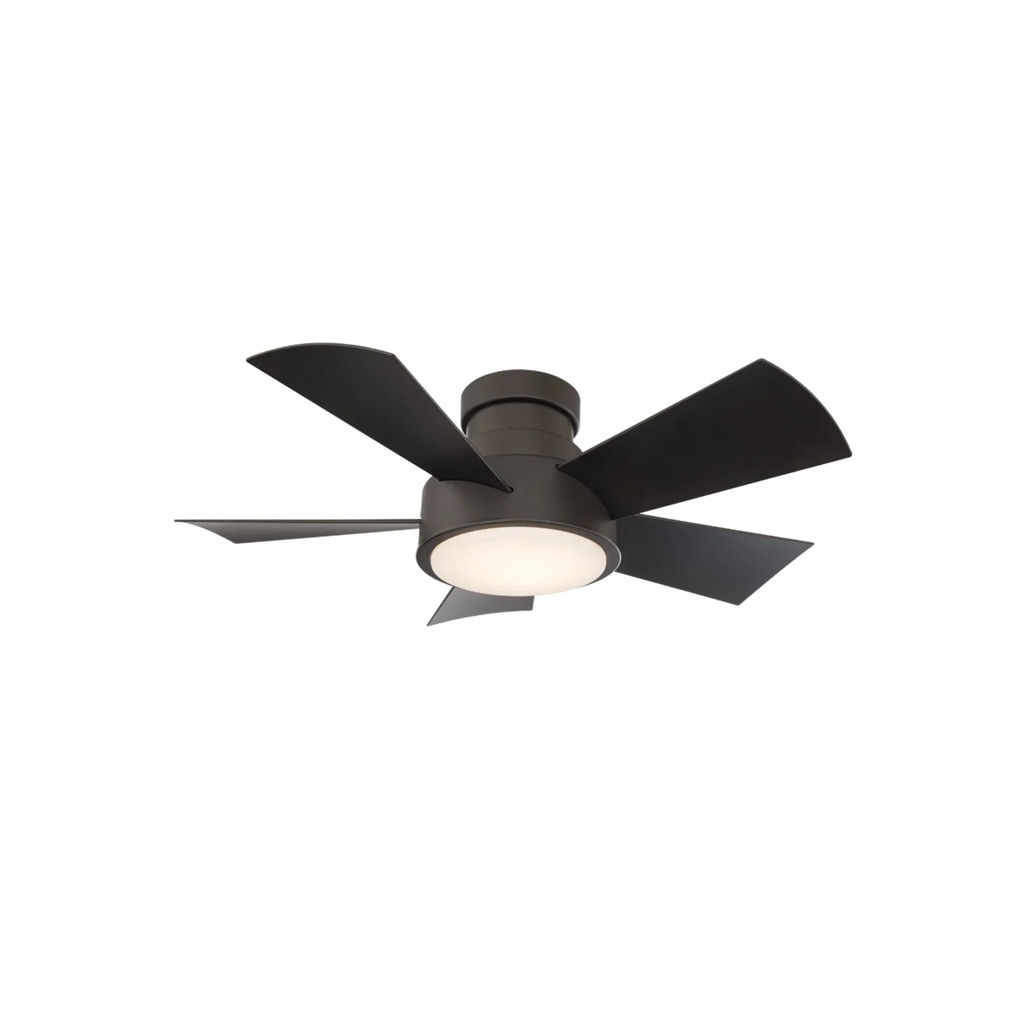 Vox 38" Bronze LED Smart Flush Mount Ceiling Fan