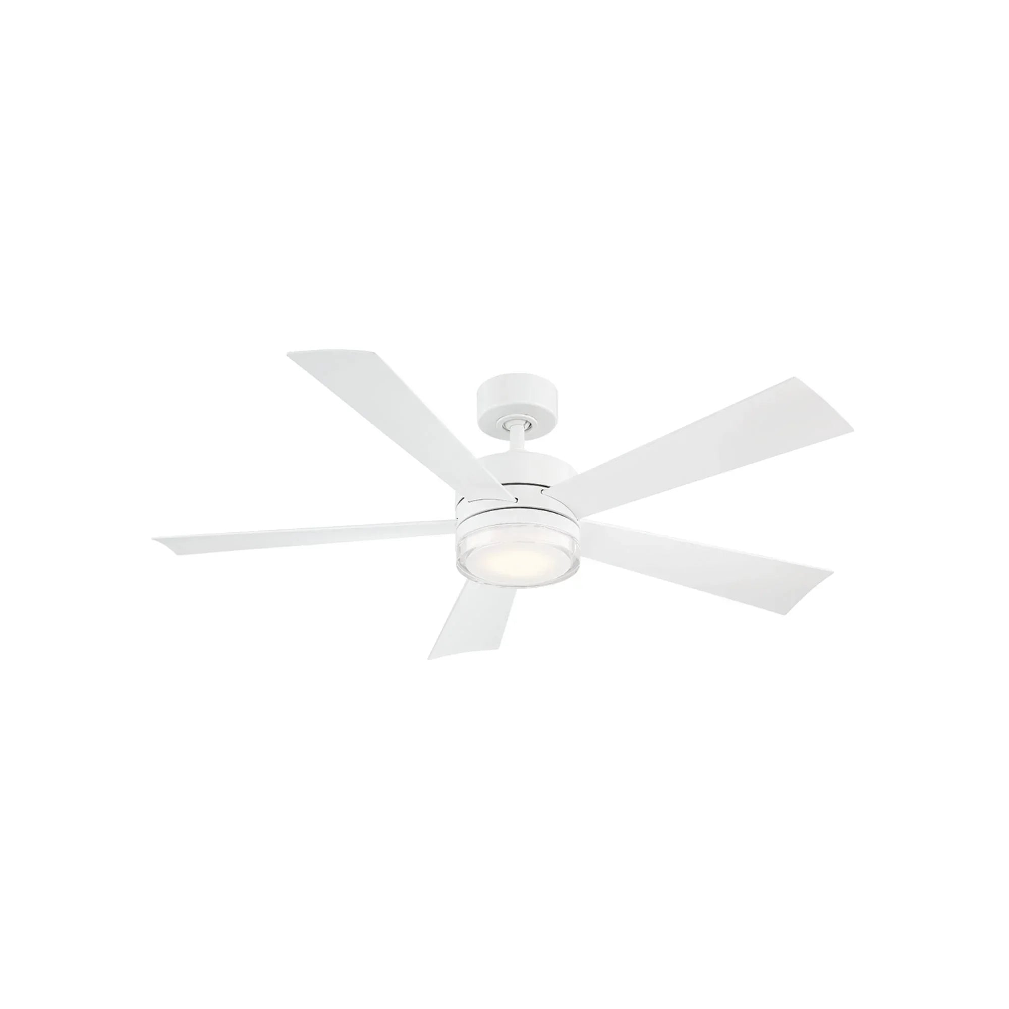 Wynd 52" Matte White Wet Rated LED Smart Ceiling Fan