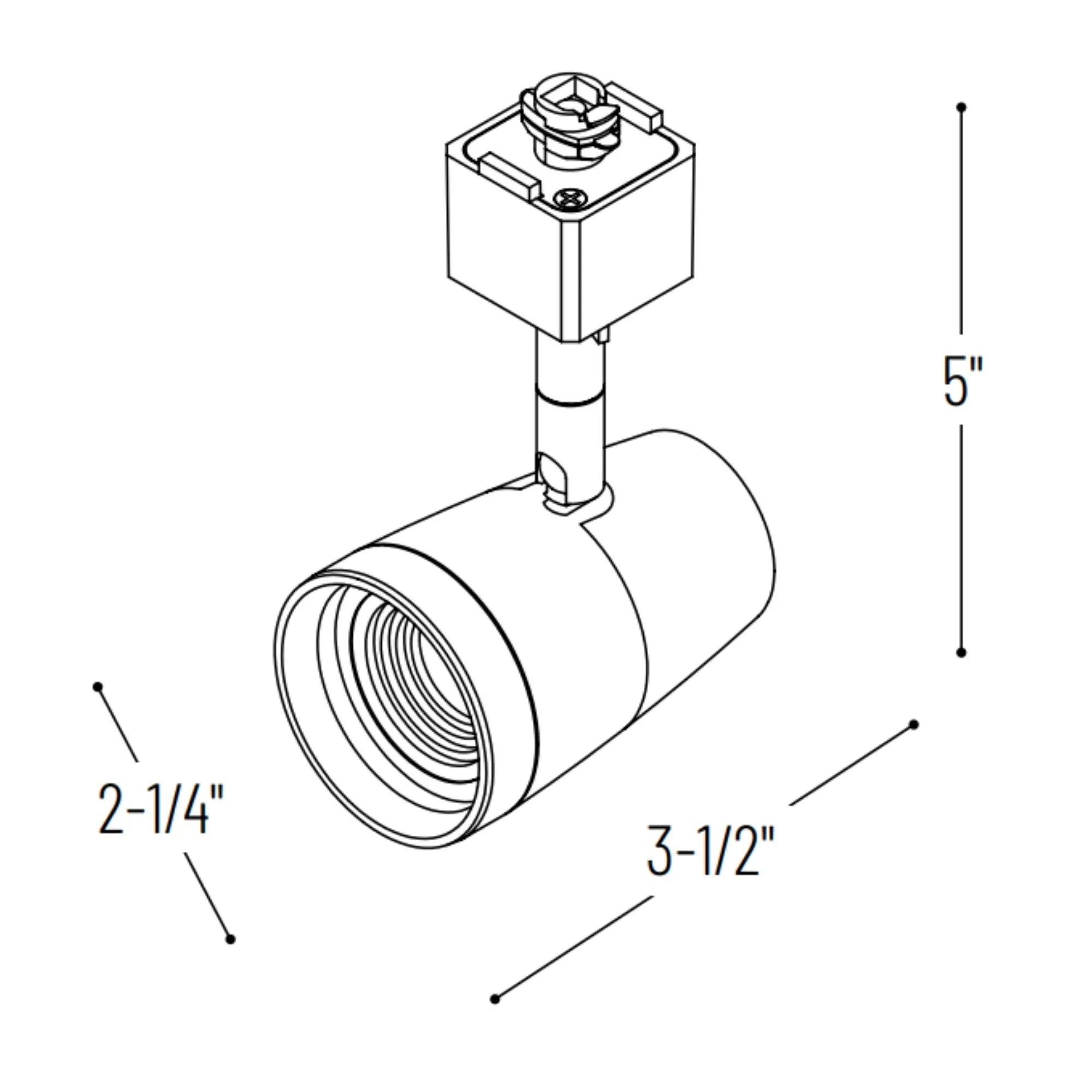 Mac LED Track Head 10W 700 Lumens 4000K, Halo, 21° / 38°, Black