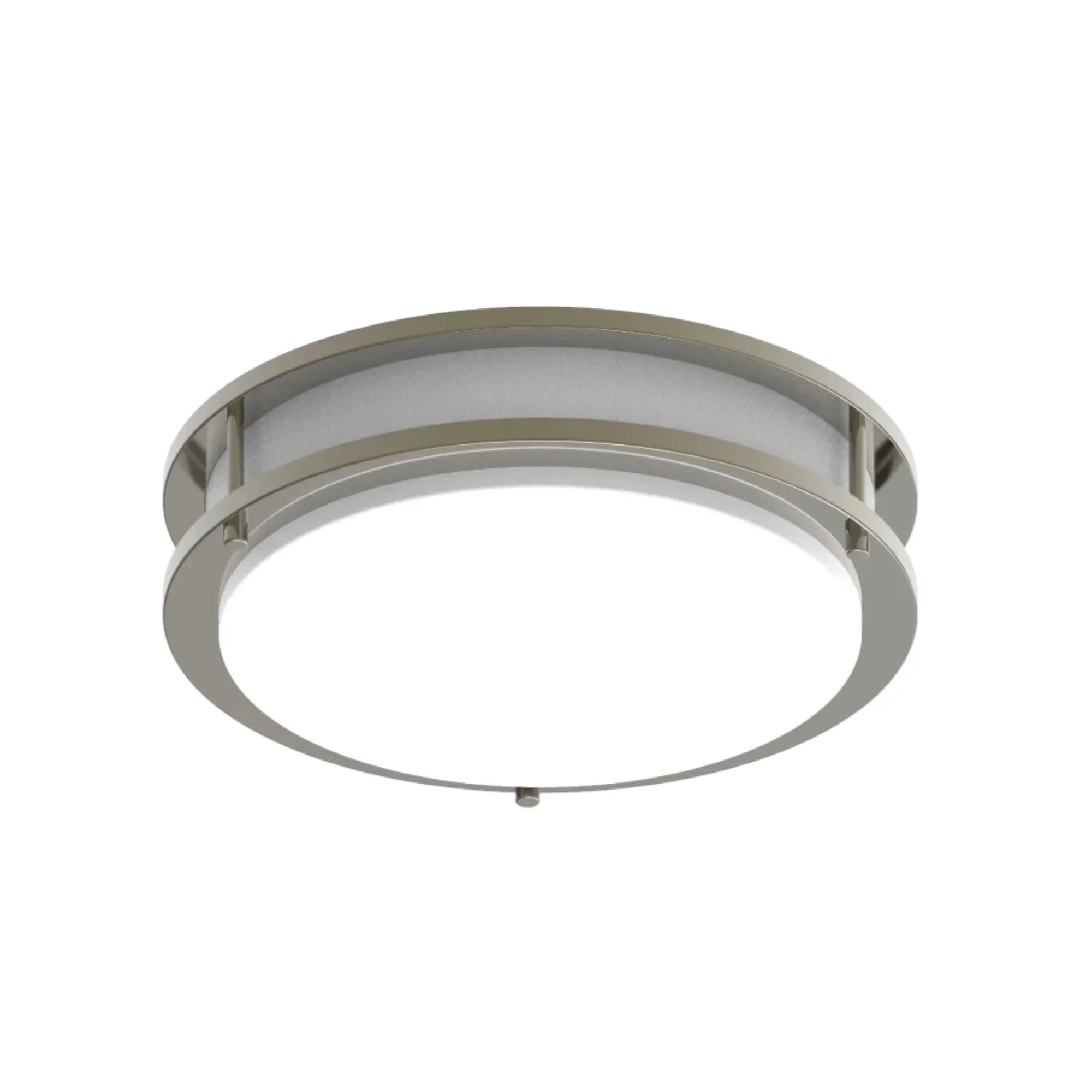 CRVFA 12" LED Flush Mount, 5CCT, Brushed Nickel, 120-277V
