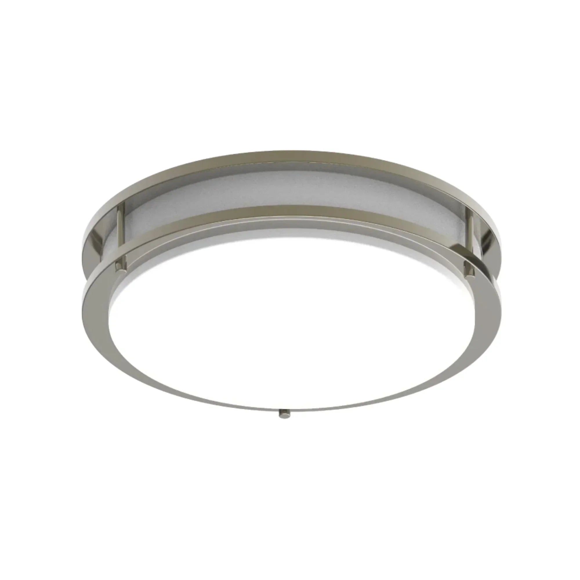 CRVFA 14" LED Flush Mount, 5CCT Brushed Nickel, 120-277V