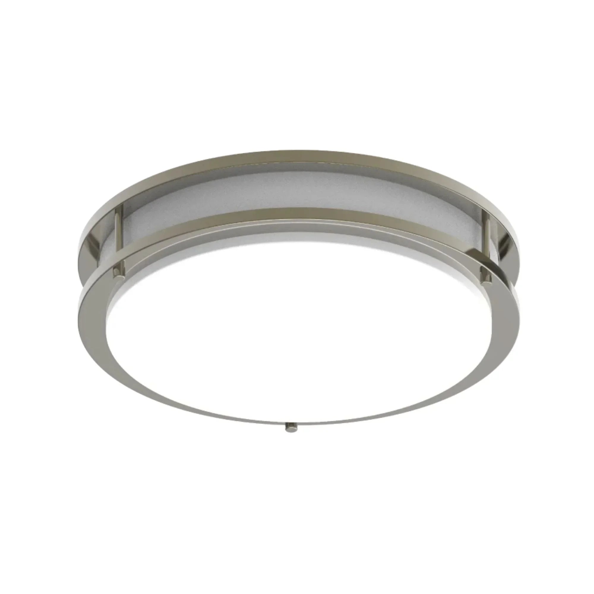 CURV 14" LED Flush Mount, 5CCT Brushed Nickel Finish