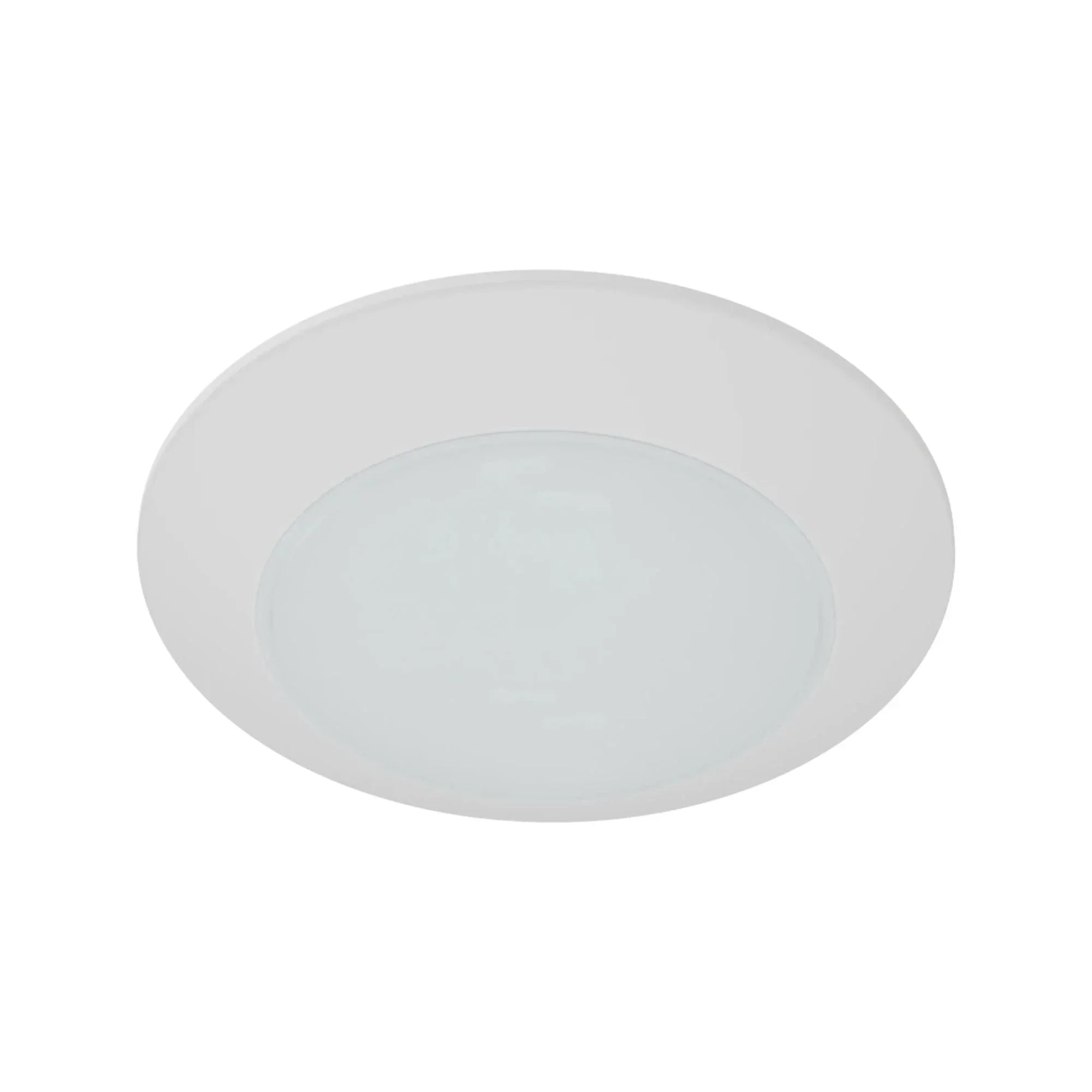CCT-Adjustable 6" LED Surface Mount Disk Light, 900 Lm, White, 120V