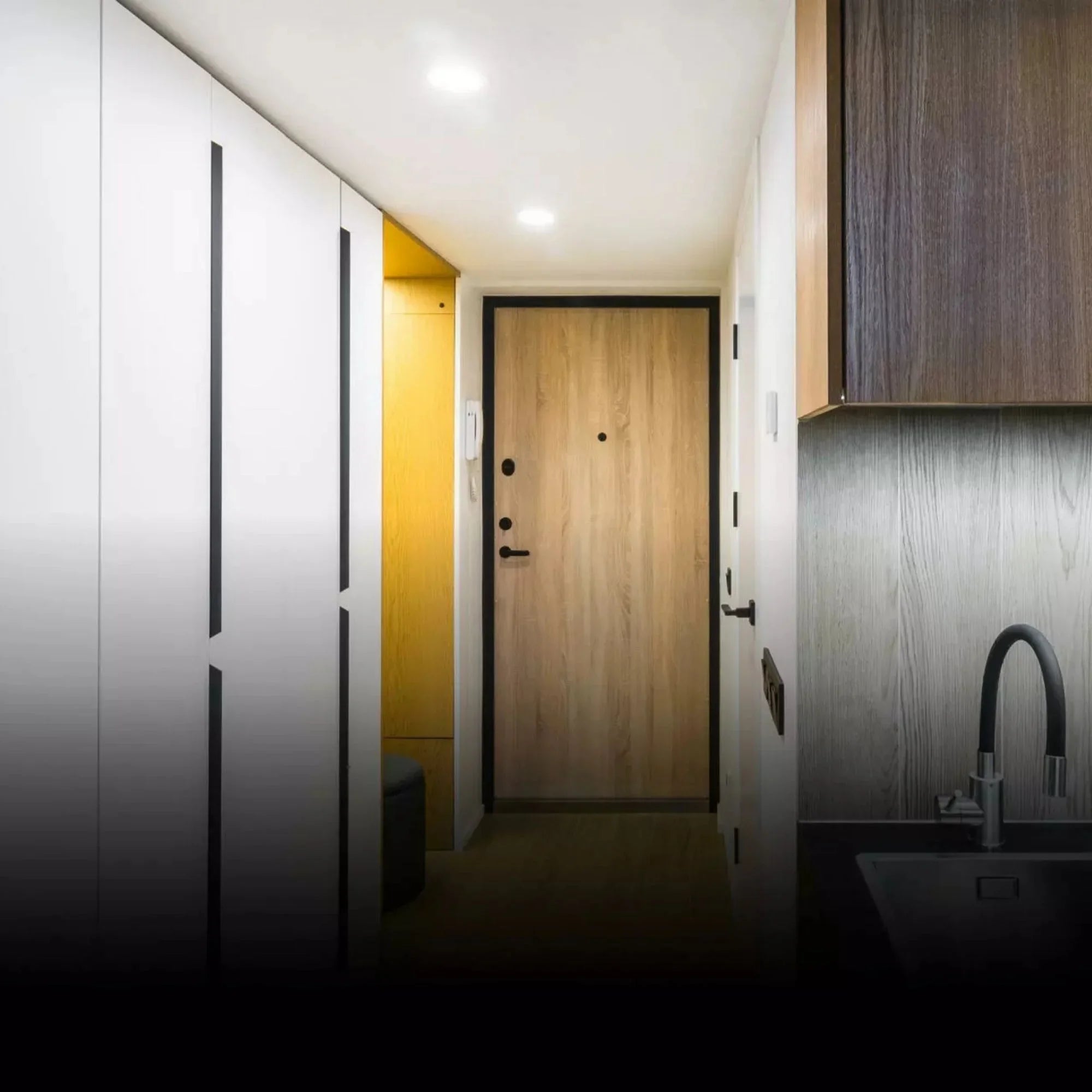 CCT-Adjustable 6" LED Surface Mount Disk Light, 900 Lm, White, 120V