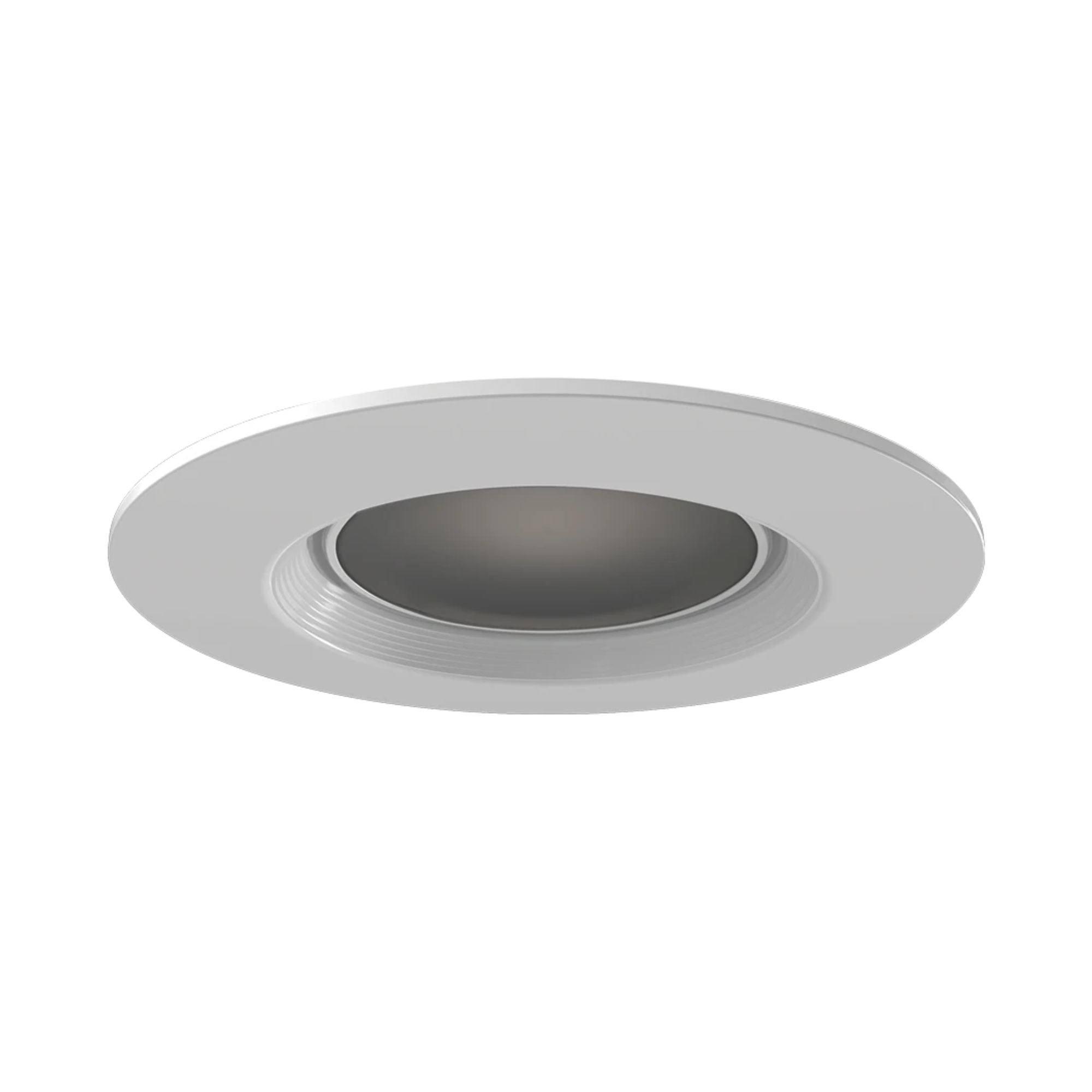 4" Retrofit Downlight with Nightlight, 700 Lm, 5-CCT, White Baffle Trim