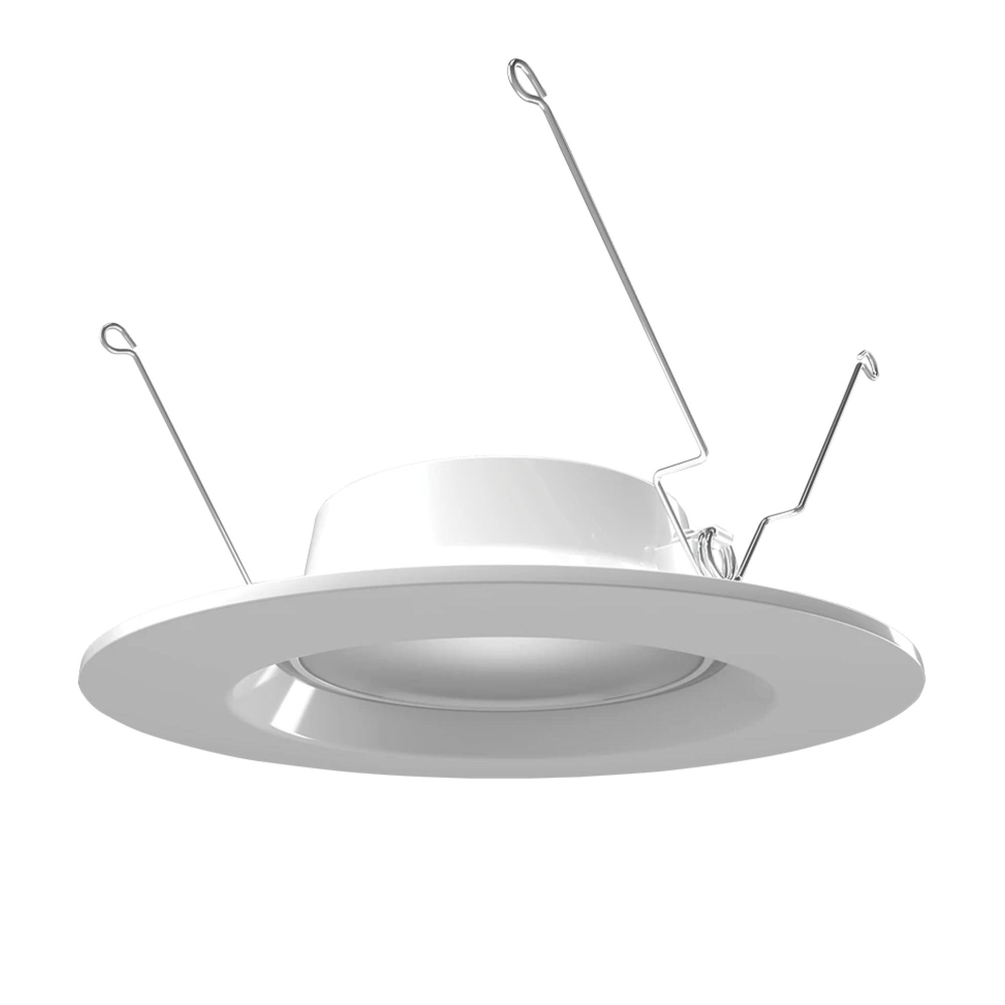 6" Retrofit Downlight with Nightlight, 960 Lm, 5-CCT, White Smooth Trim