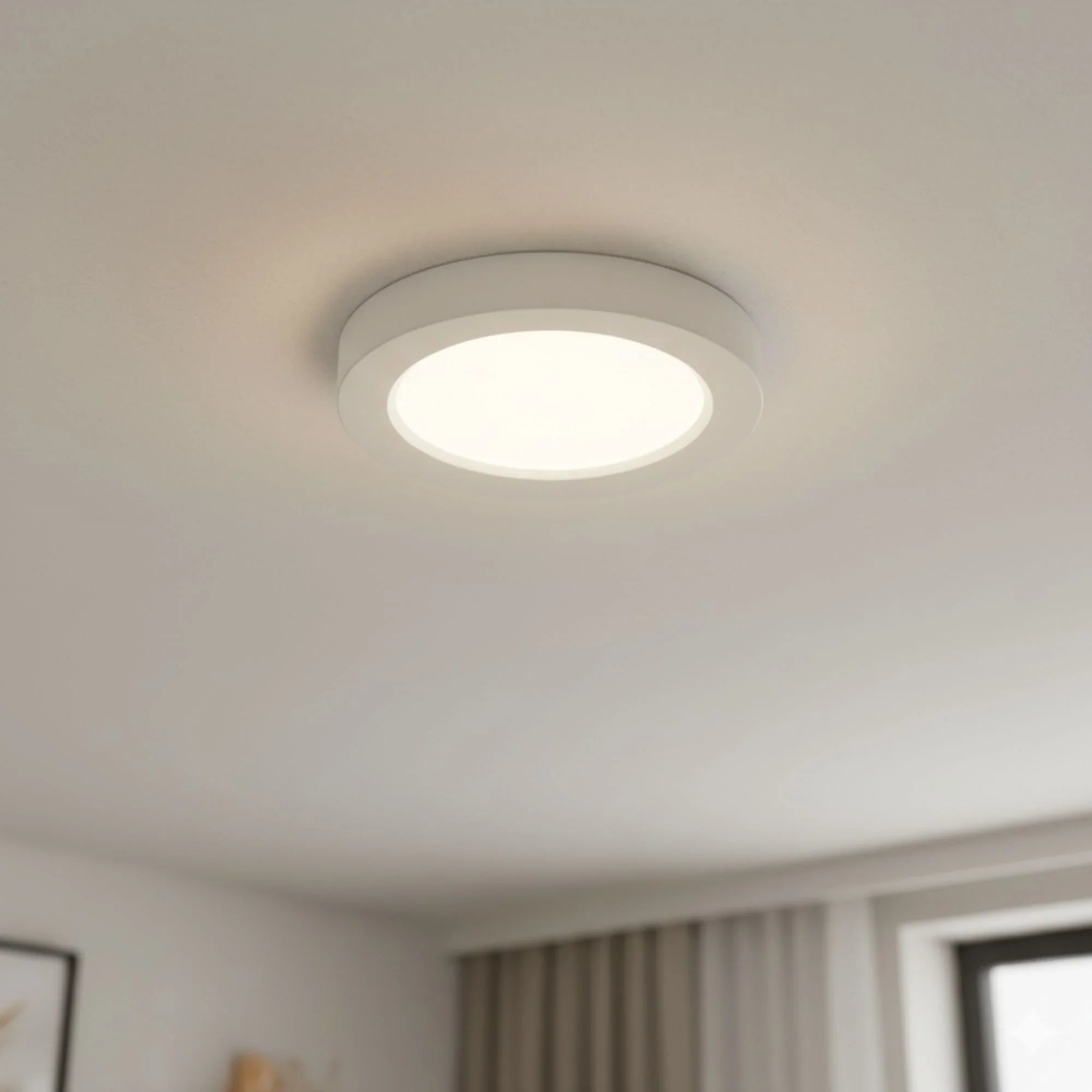 SUMOFA 7" LED Surface Mount, 5CCT, White, 120-277V