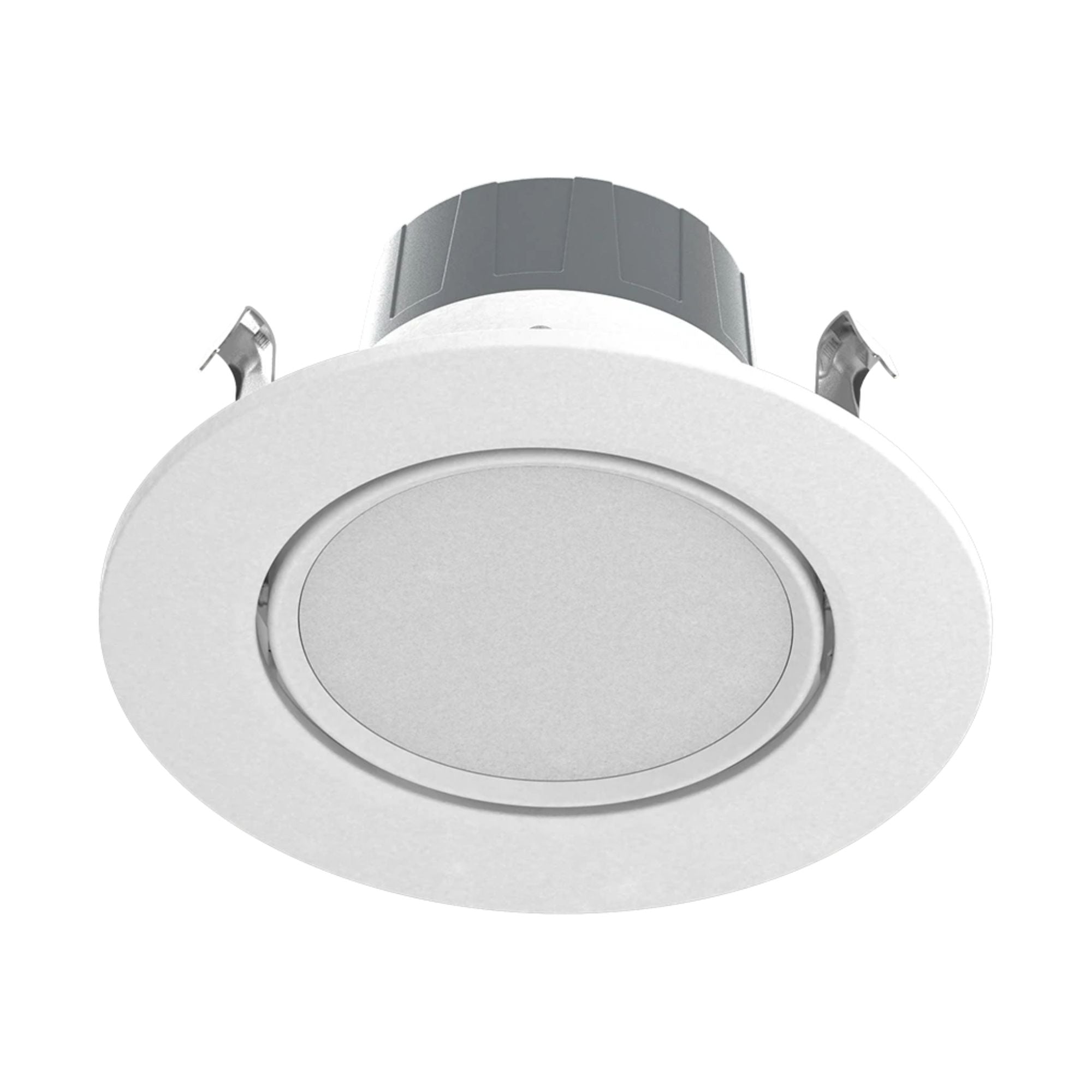 4" Gimbal Retrofit Recessed Light, 8W, 750 Lumens, 5-CCT, White Trim