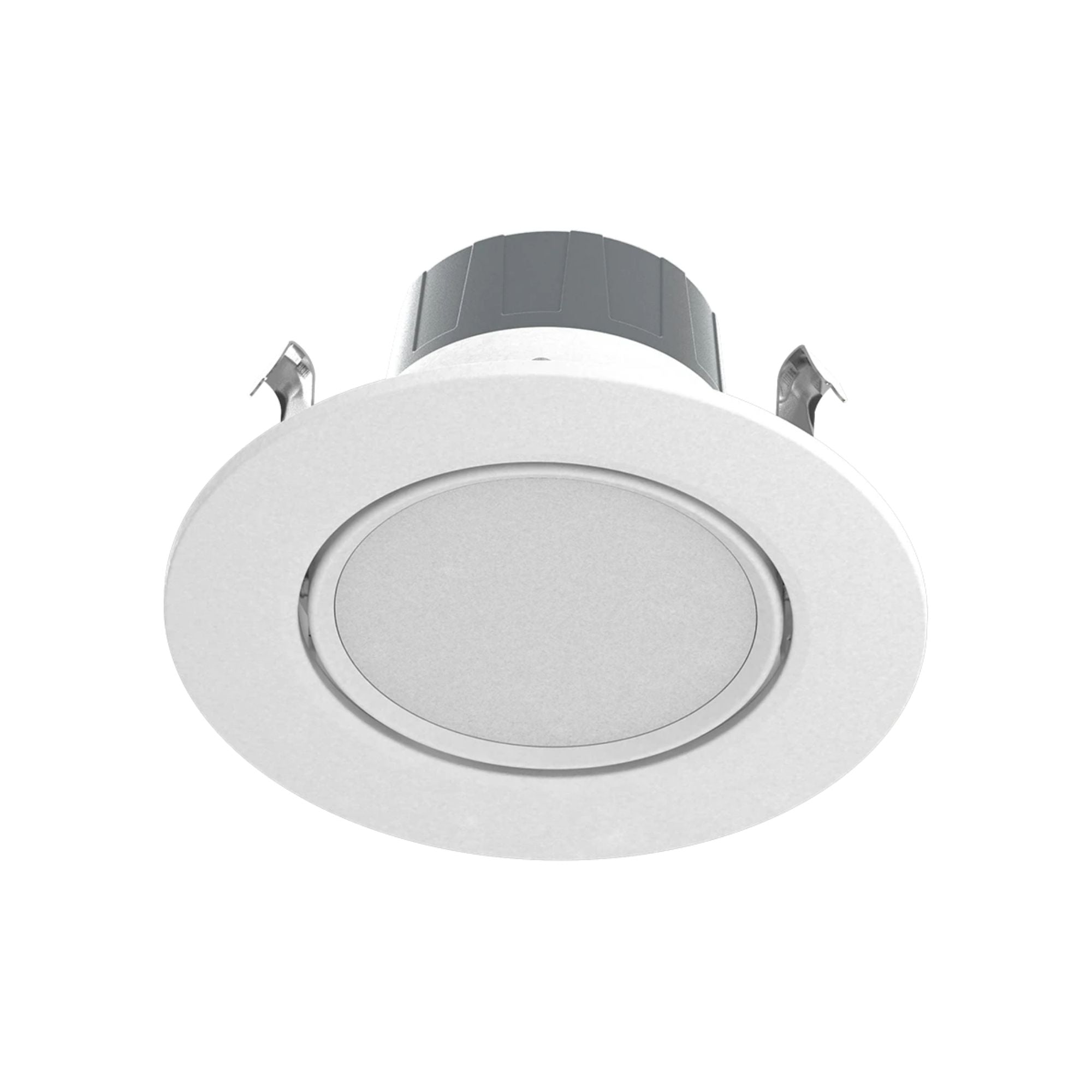 4" Gimbal Retrofit Recessed Light, 8W, 750 Lumens, 5-CCT, White Trim