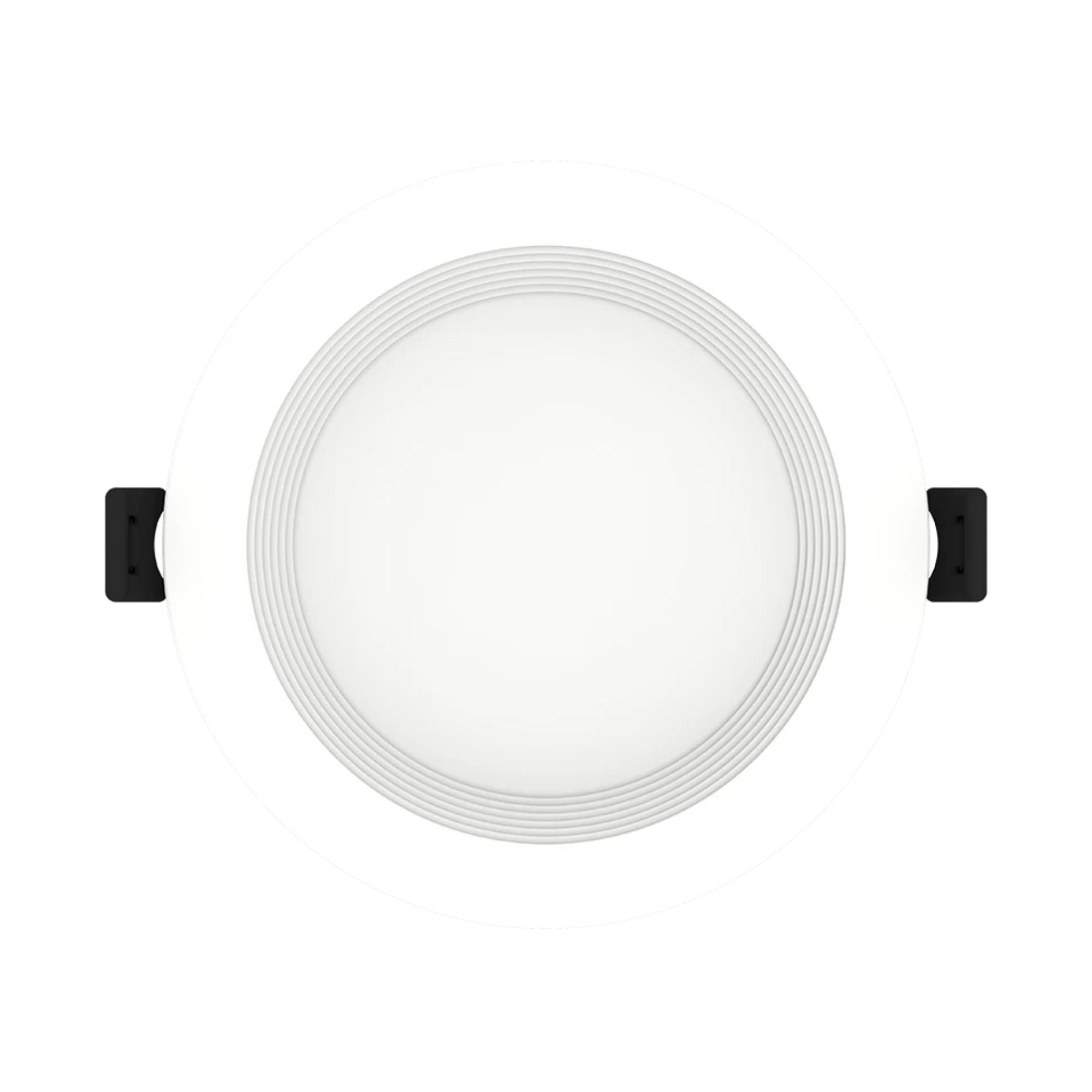 4" Wafer LED Downlight, 1000 Lm, 5-CCT, White Baffle Trim