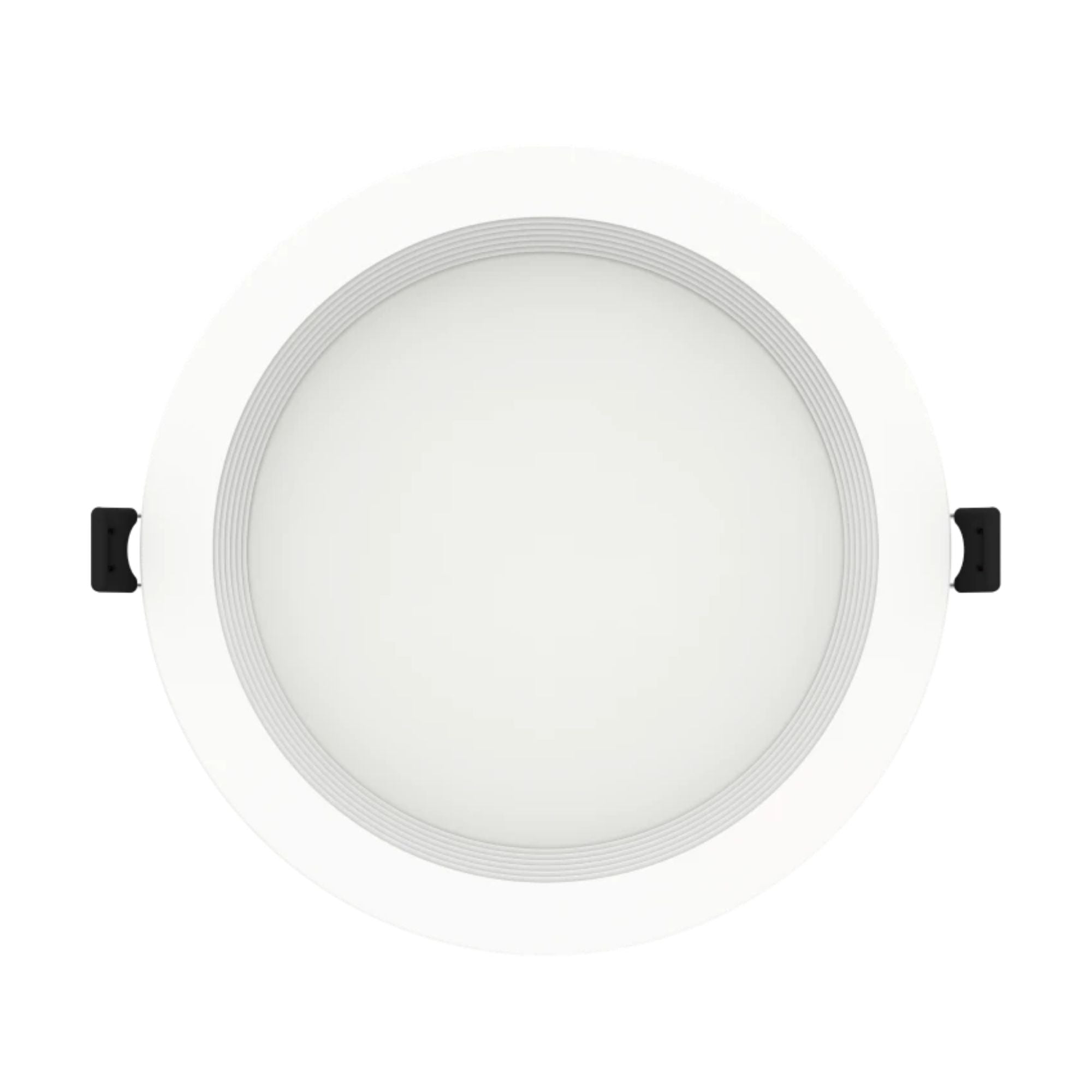 6" Wafer LED Downlight, 1300 Lm, 5-CCT, White Baffle Trim